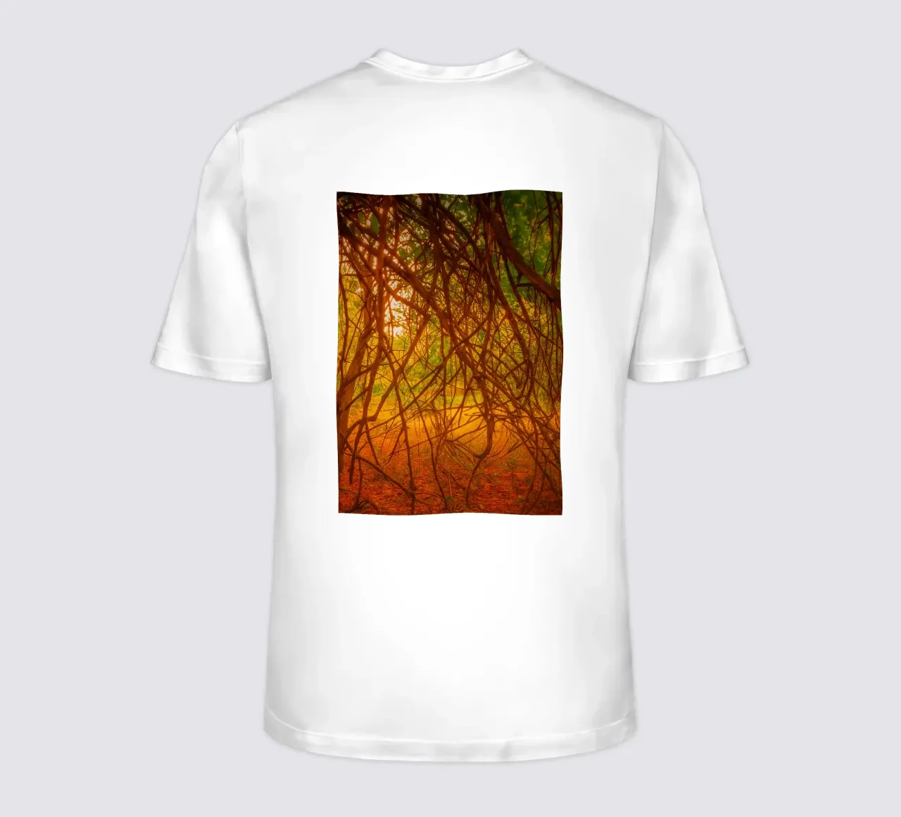 tree branches hanging down to the ground t-shirt by PASMING