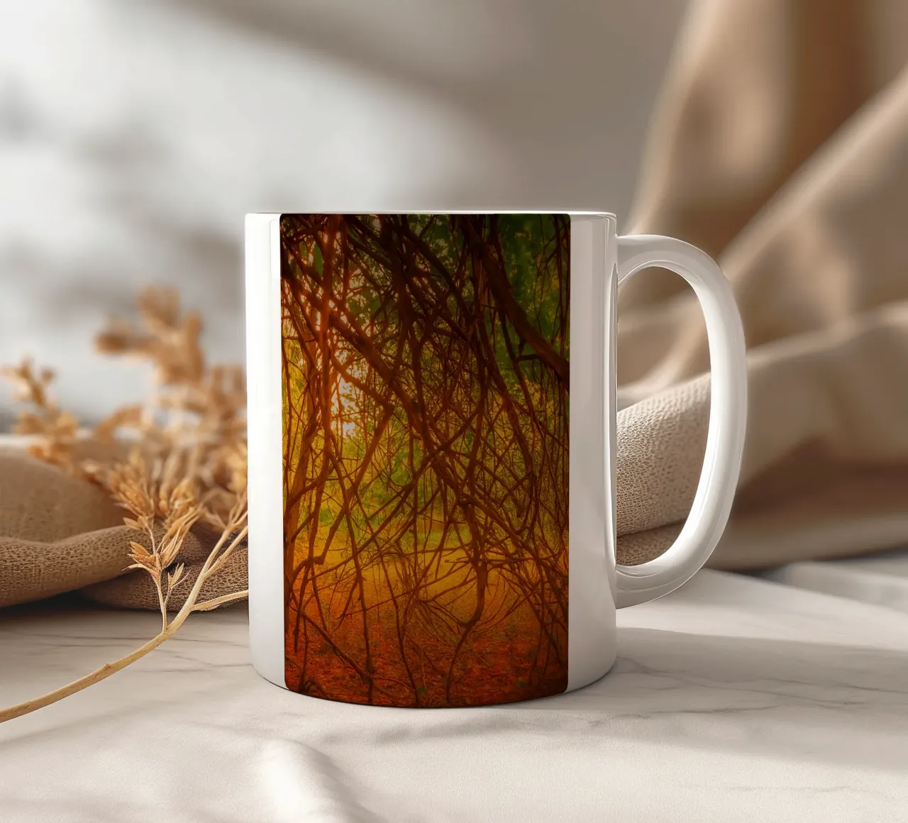 rami di alberi che pendono verso il suolo tazza in ceramica da PASMING