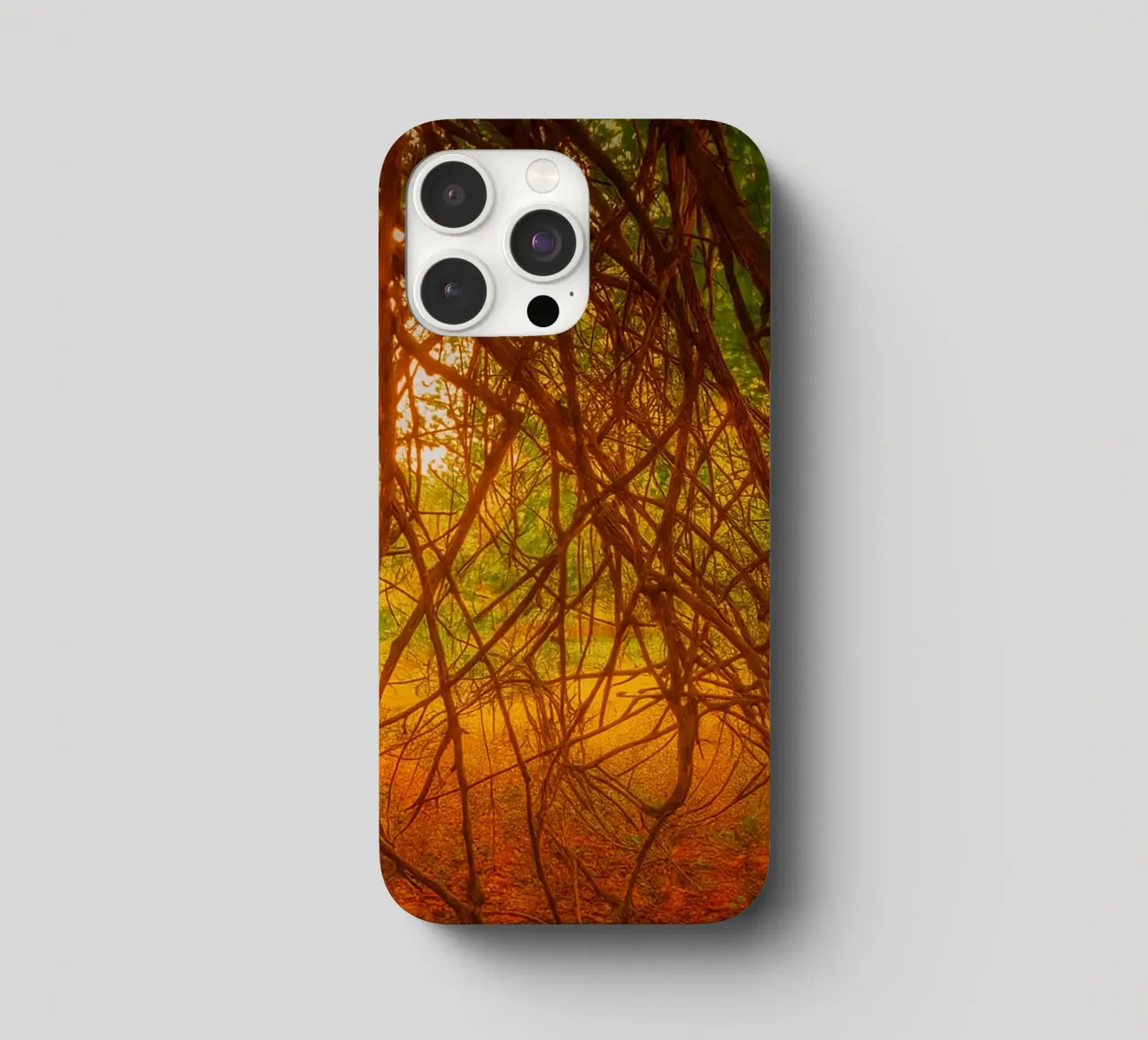 rami di alberi che pendono verso il suolo cover iphone da PASMING