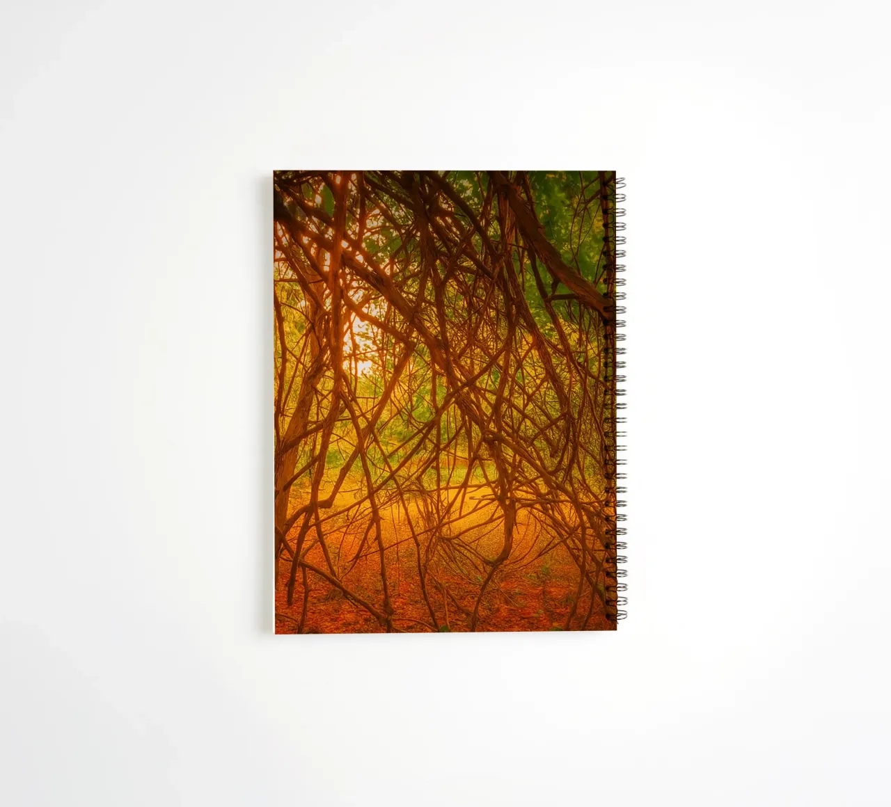 tree branches hanging down to the ground spiral notebook by PASMING