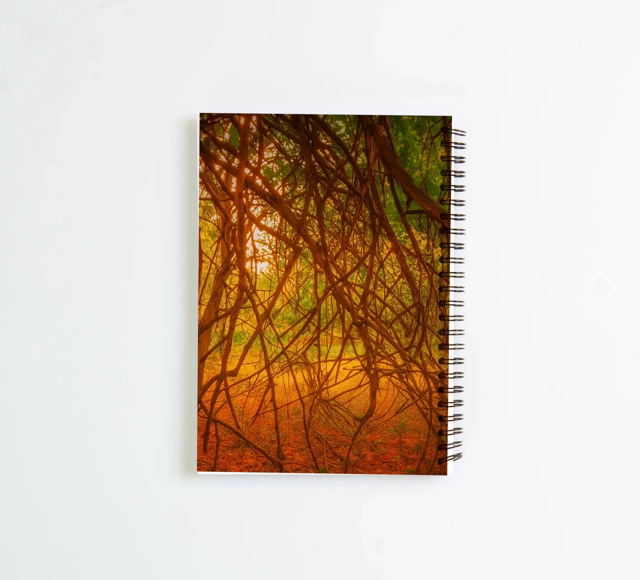 tree branches hanging down to the ground spiral notebook by PASMING
