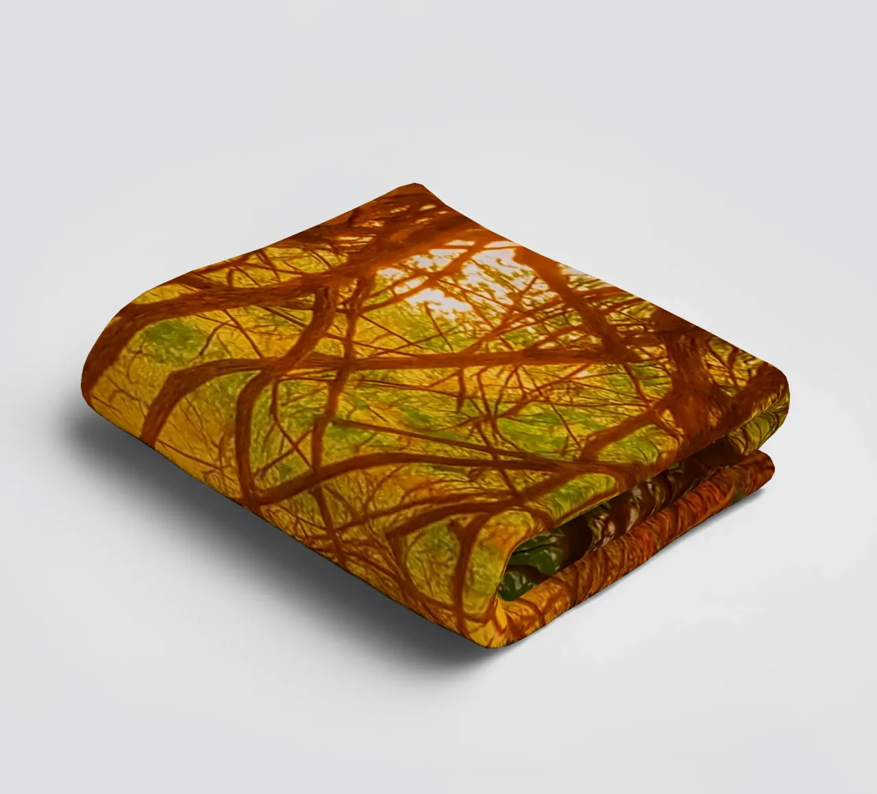 tree branches hanging down to the ground towel by PASMING