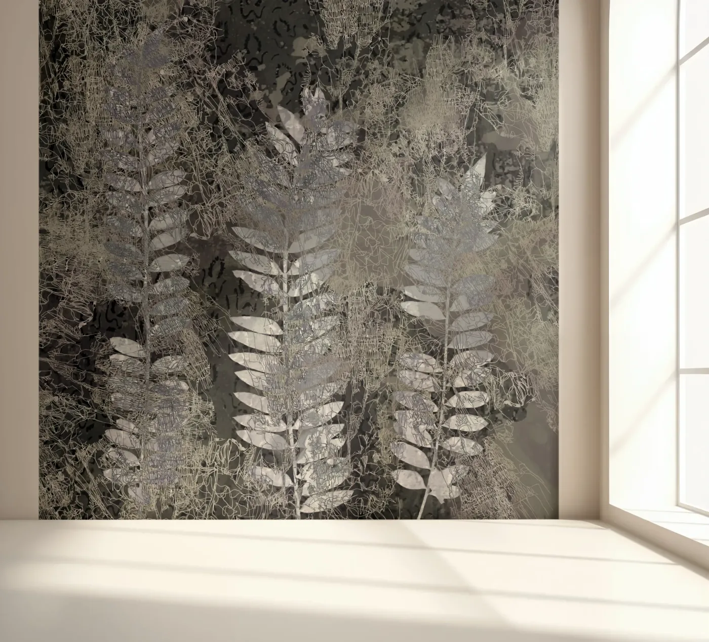 flora fotobehang van k i m