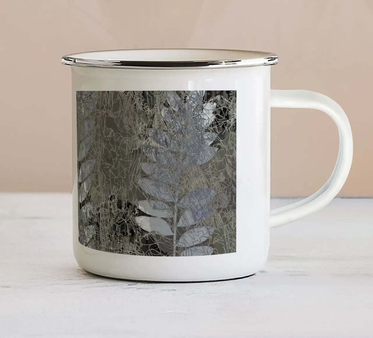 flora tazza in smalto da k i m
