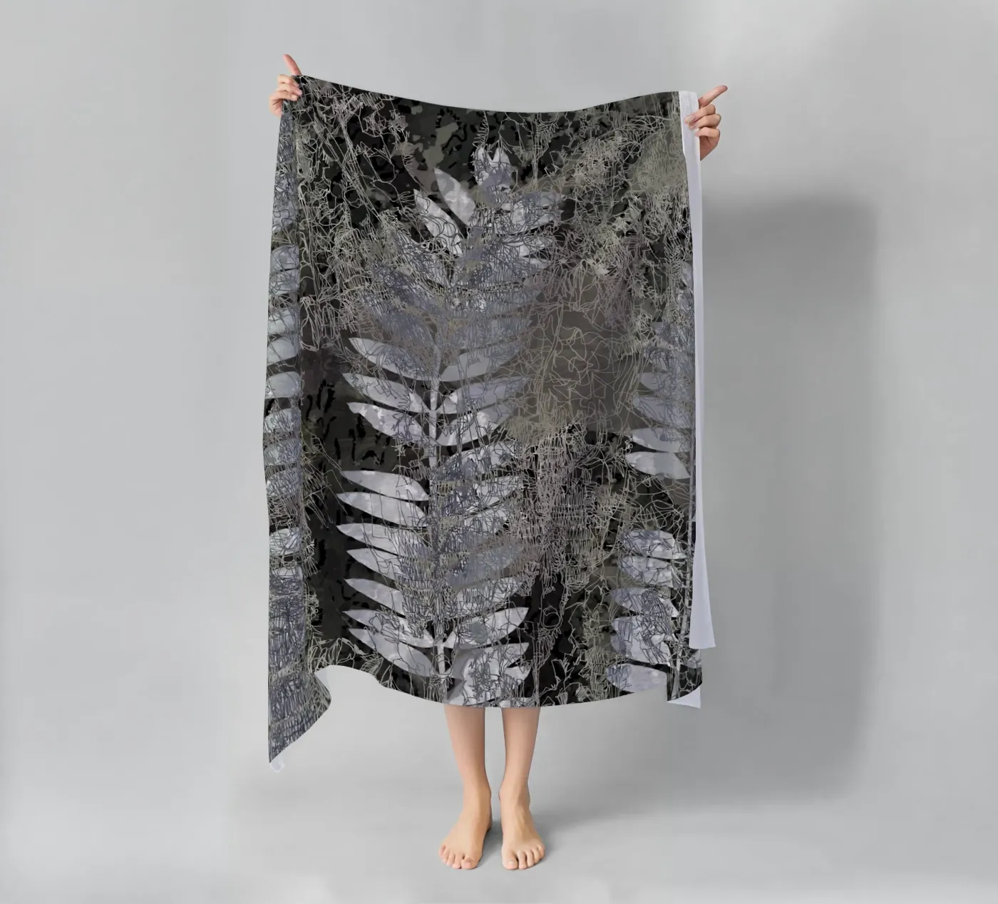 flora beach towel by k i m