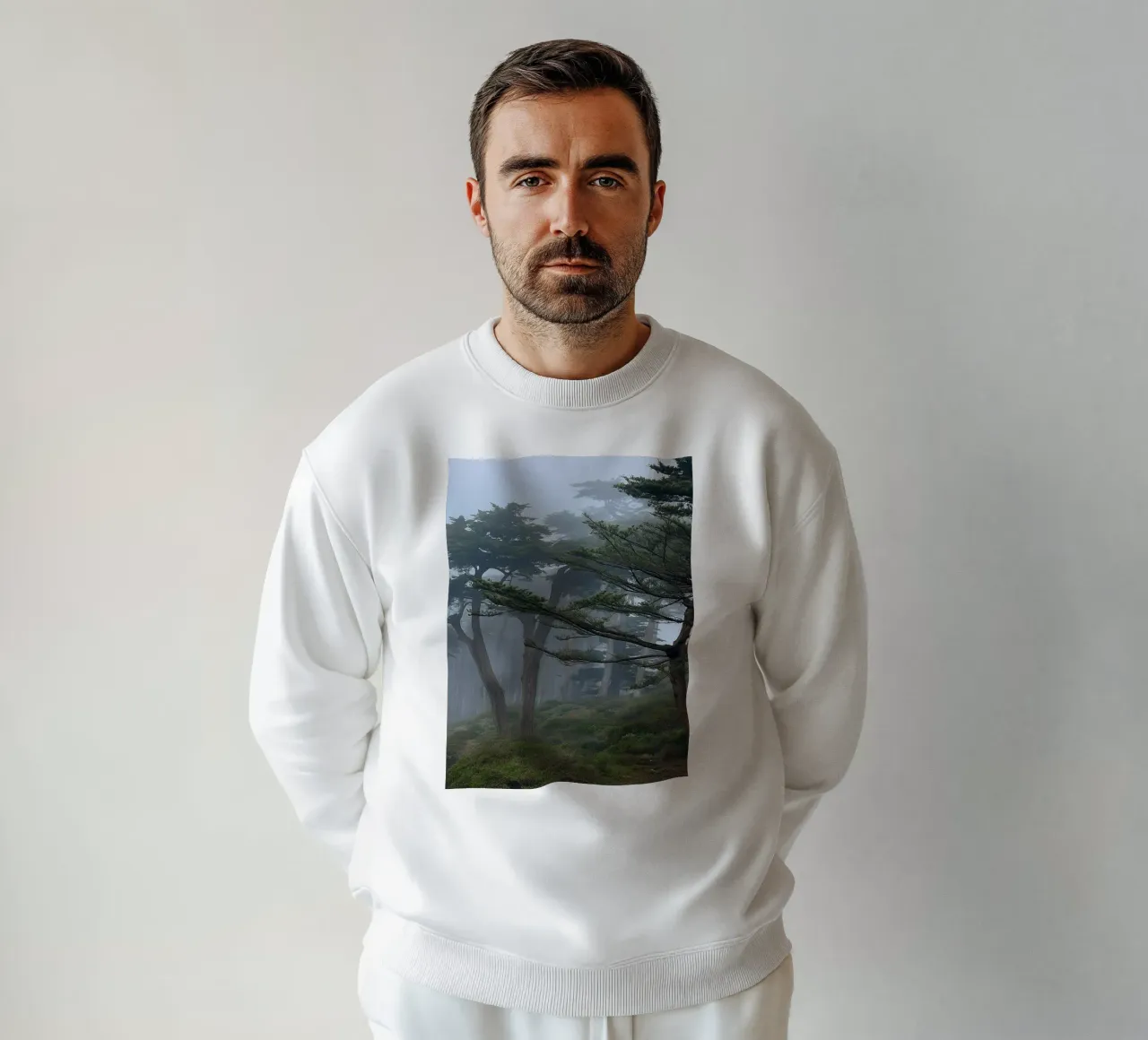 alberi ai margini della foresta felpa da PASMING