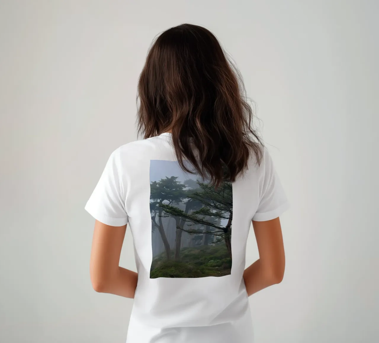 trees on the edge of the forest t-shirt by PASMING