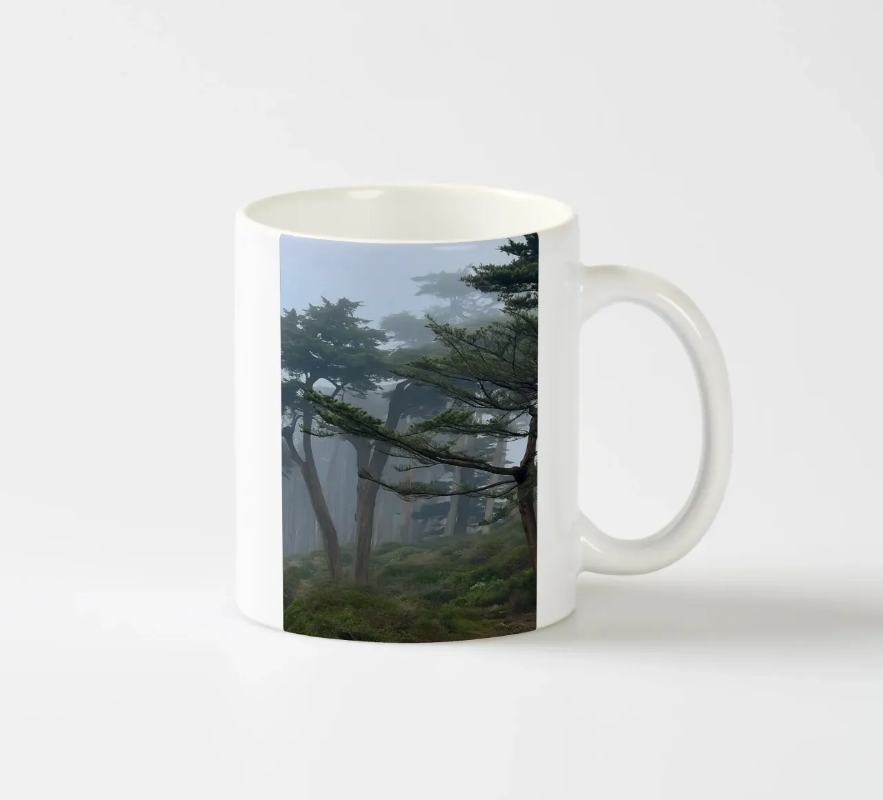 alberi ai margini della foresta tazza in ceramica da PASMING