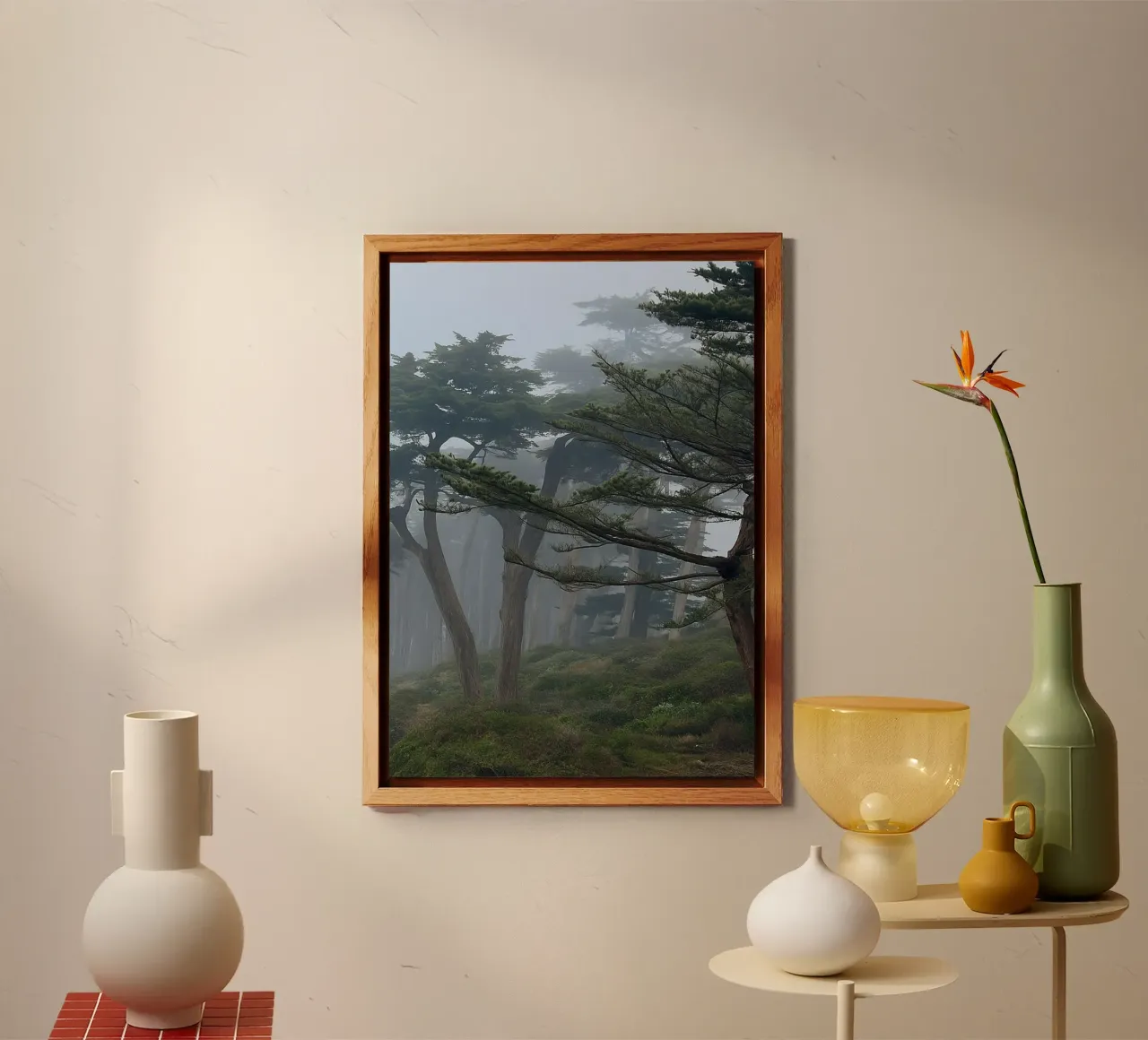 trees on the edge of the forest alu-dibond by PASMING