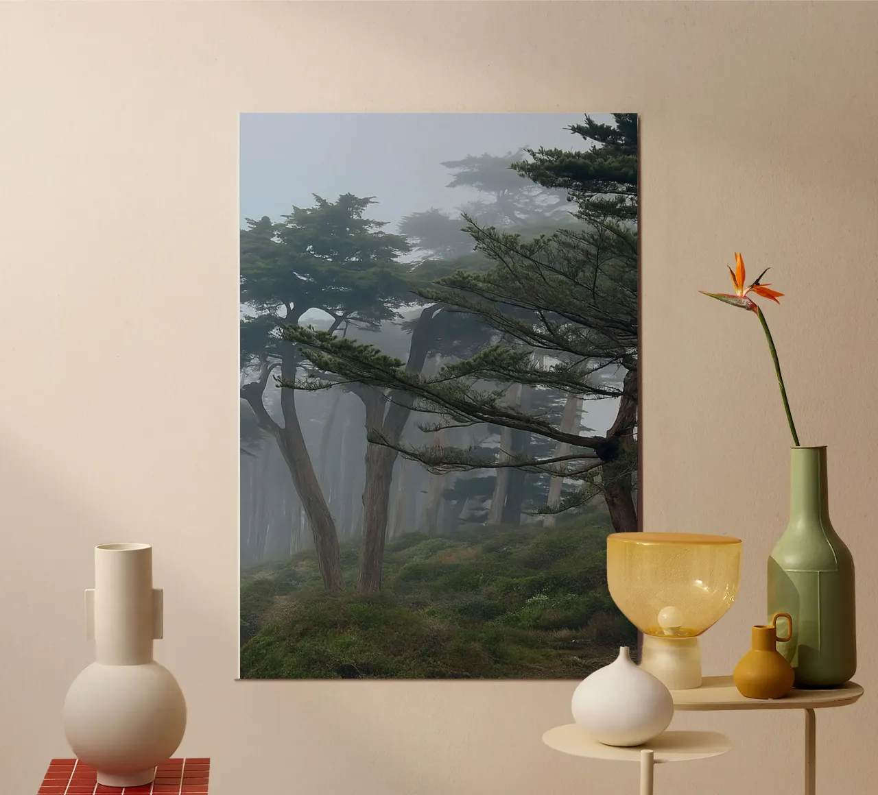 trees on the edge of the forest alu-dibond by PASMING