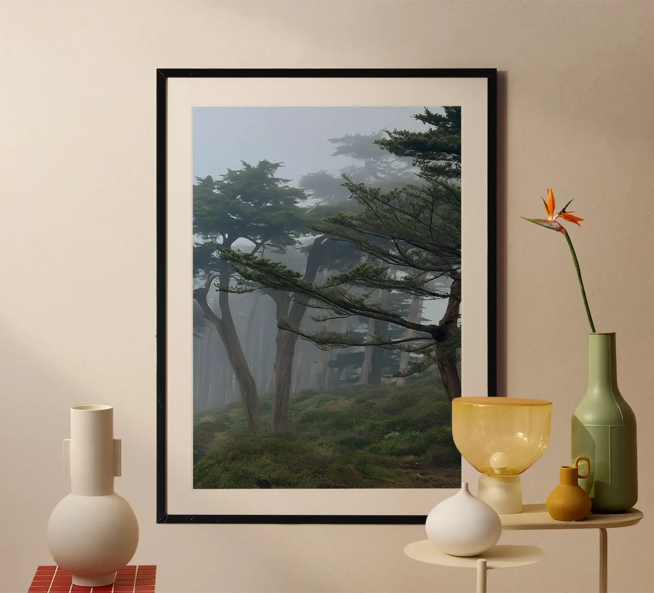 trees on the edge of the forest poster by PASMING