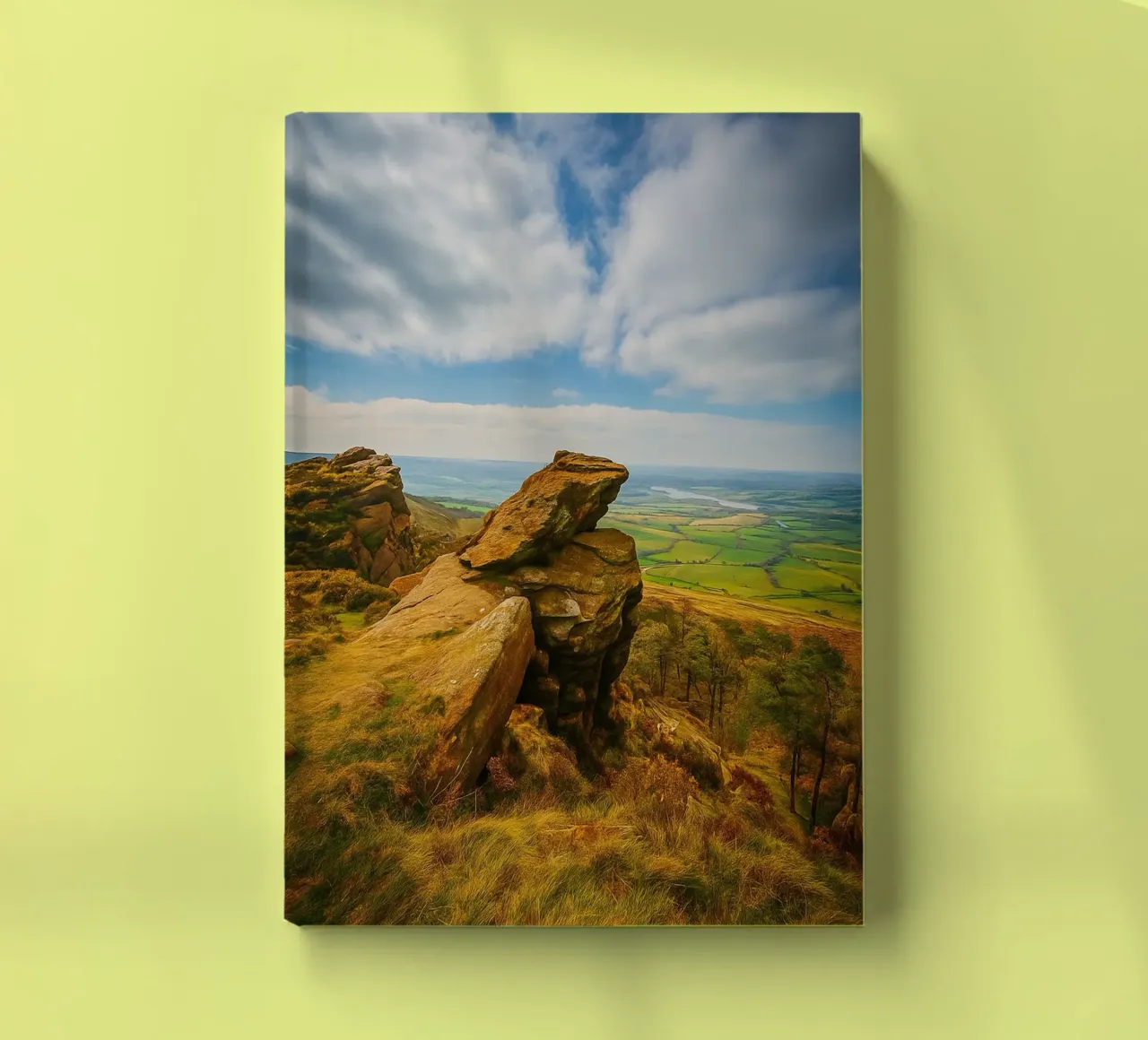 view from the top of the rock hill notebook by PASMING