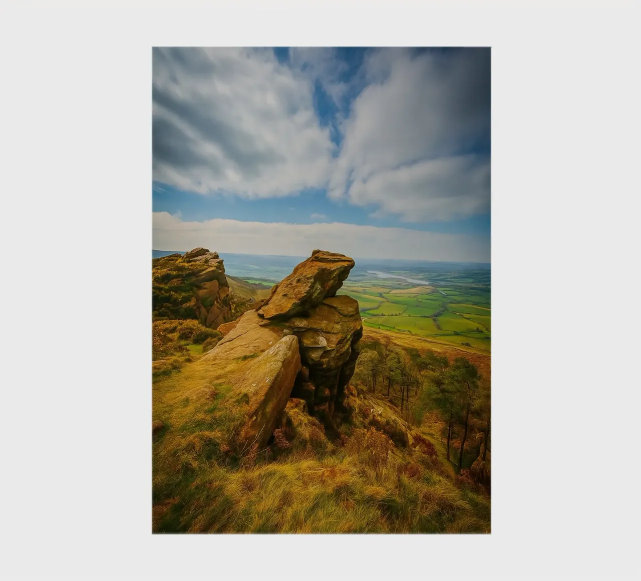 view from the top of the rock hill notebook by PASMING