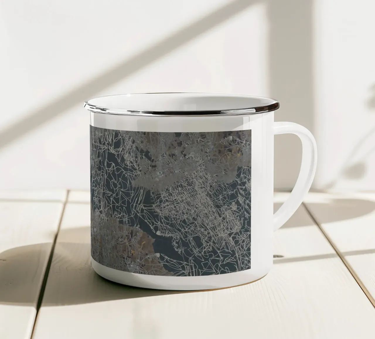 cement emaille mok van k i m