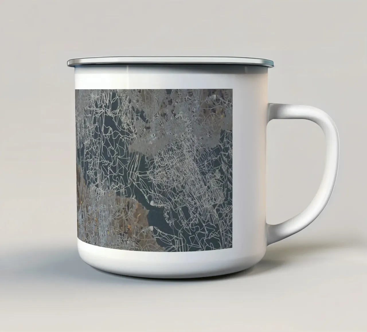 cement emaille mok van k i m