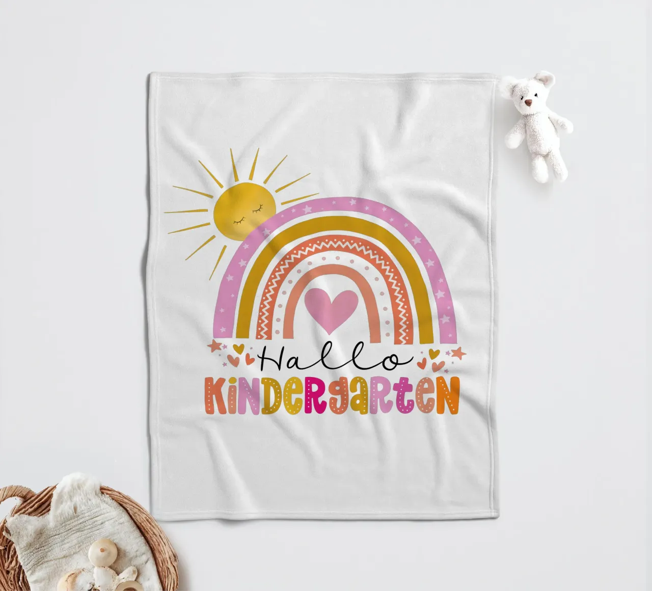 Ciao scuola materna. Per gli insegnanti e i bambini dell'asilo. coperta in pile da CalliLetters