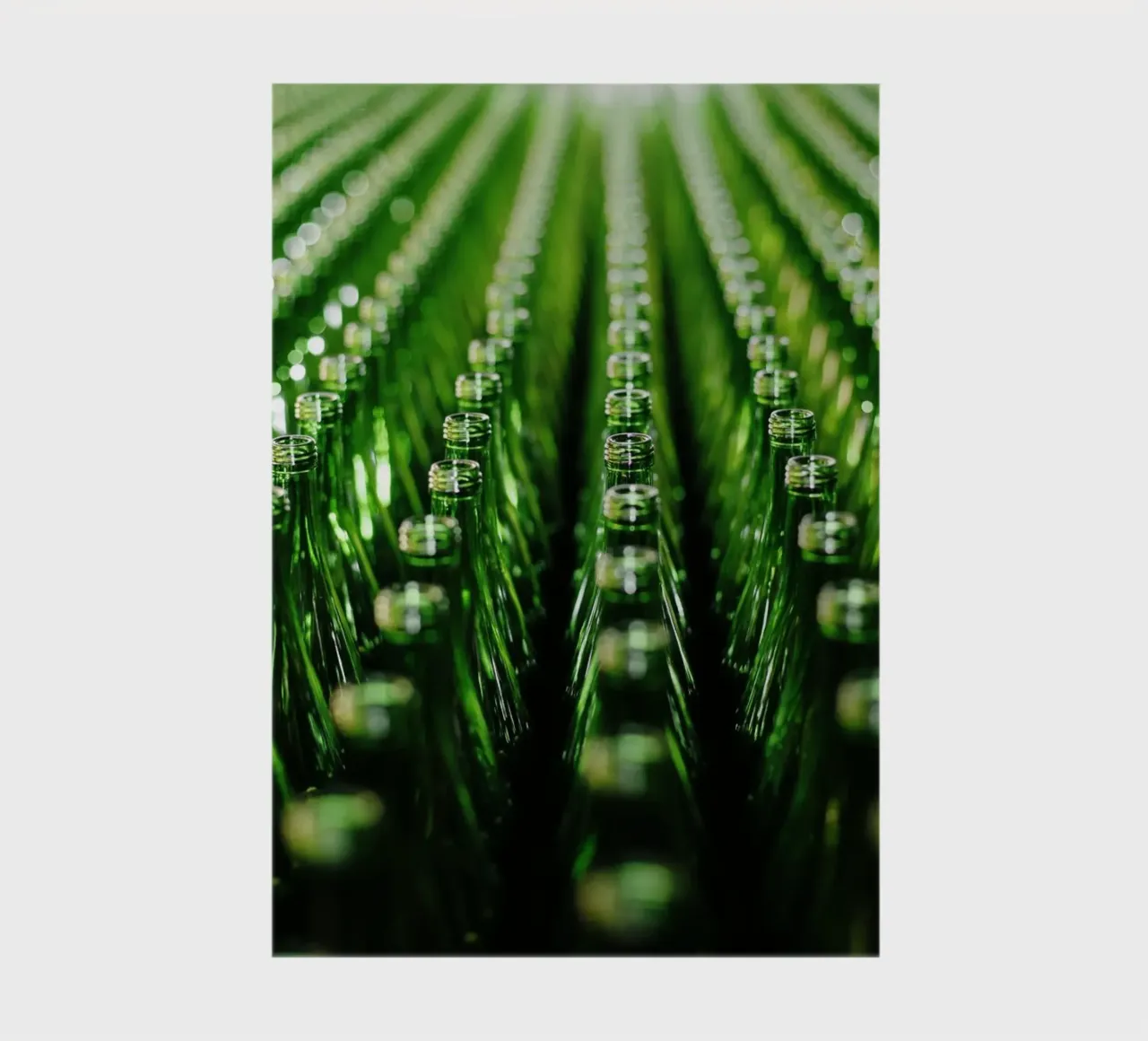 Fabrication du verre, verre vert carnet de notes de art picture