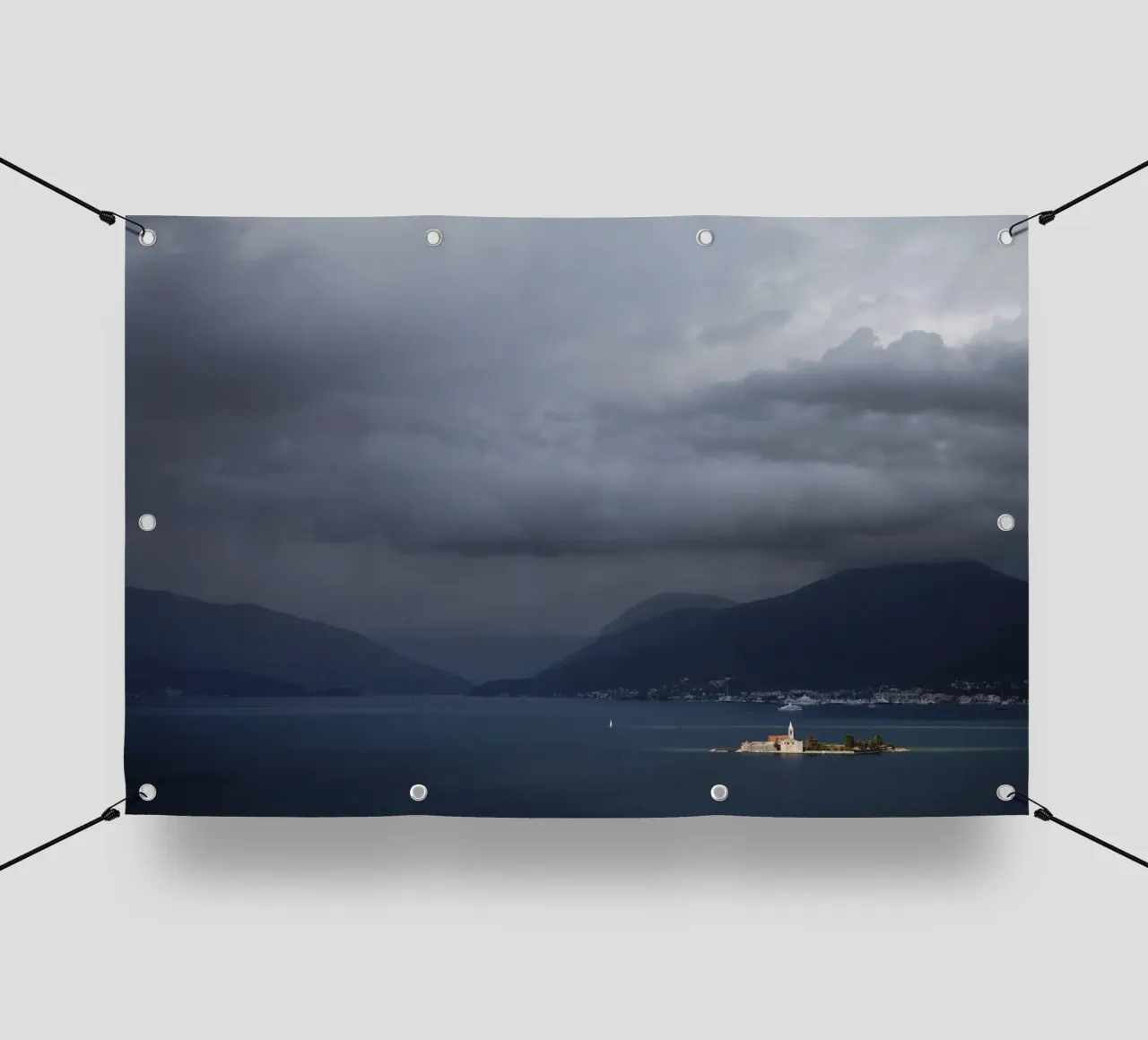 Baia di Kotor, Montenegro telo in pvc da art picture