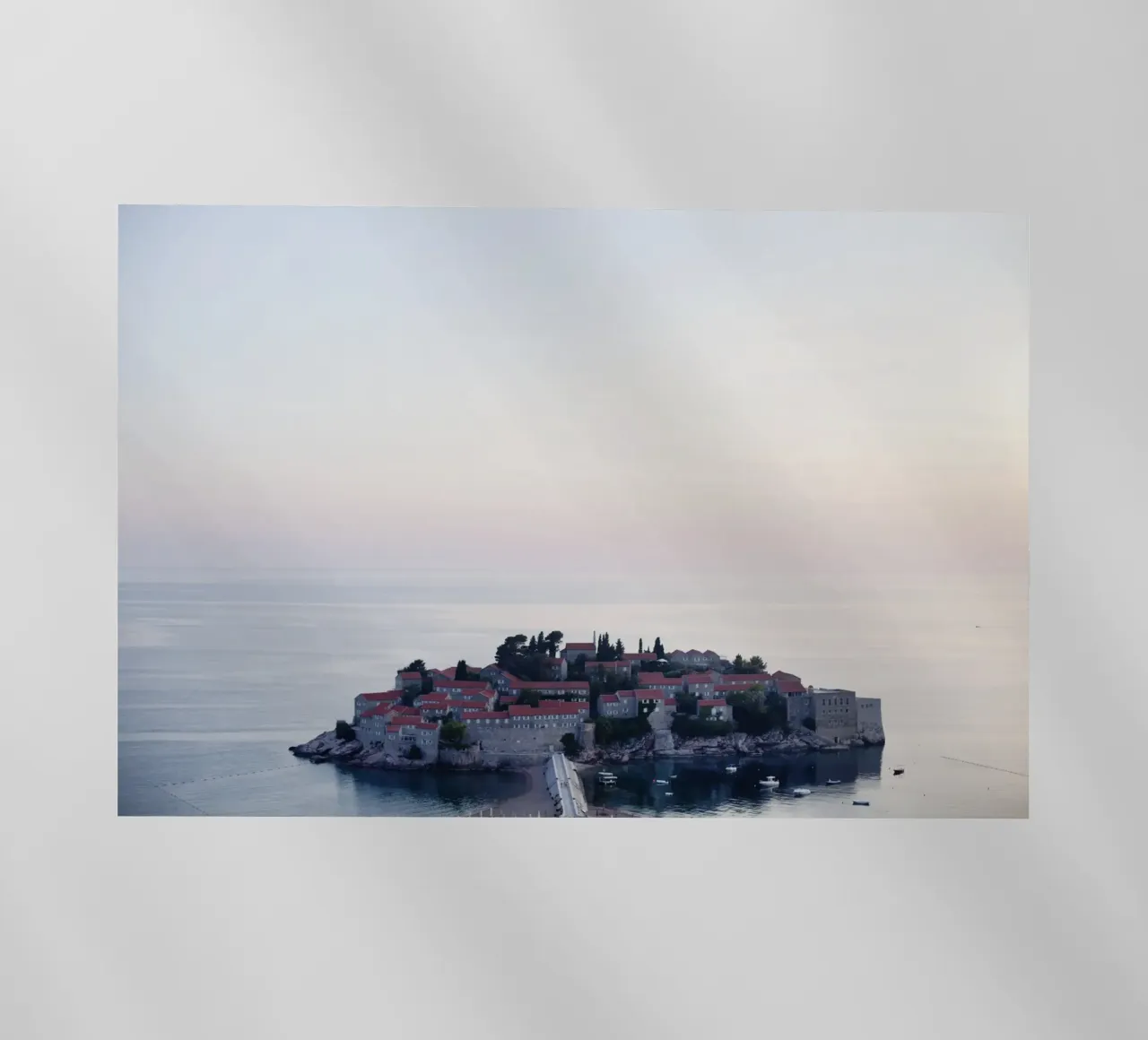 Sveti Stefan, Montenegro pellicola backlit da art picture