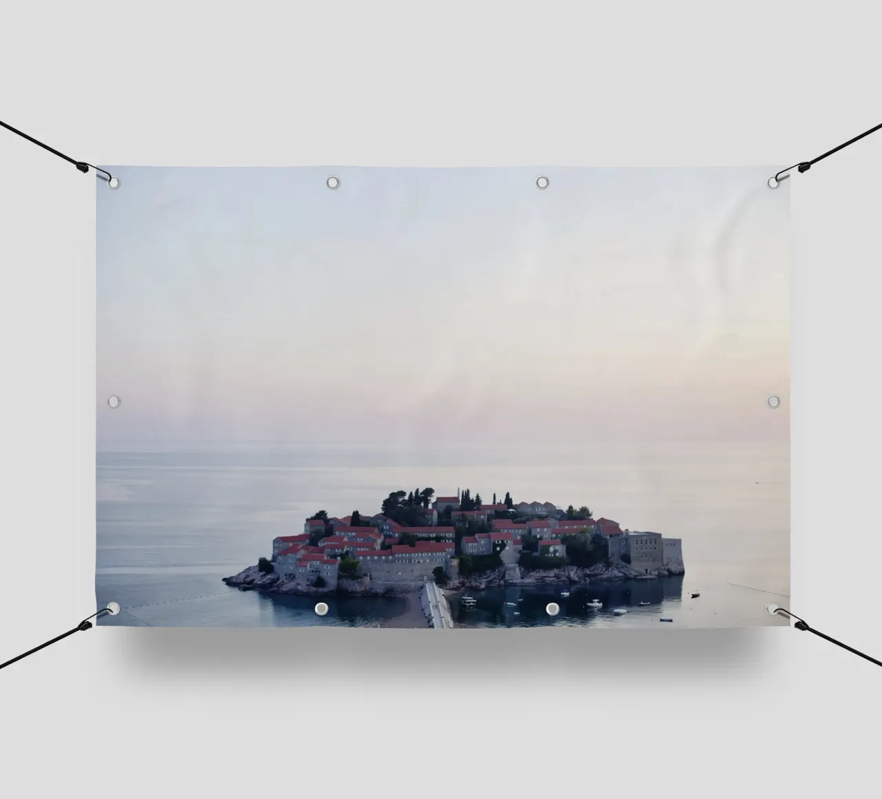 Sveti Stefan, Montenegro telo in pvc da art picture