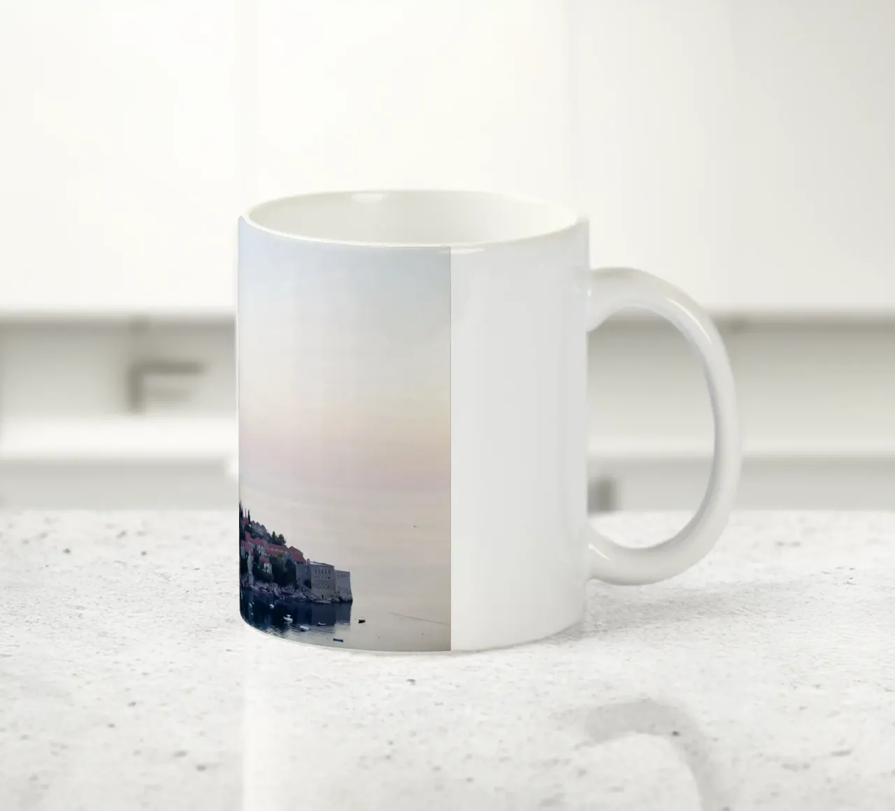 Sveti Stefan, Montenegro tazza in ceramica da art picture