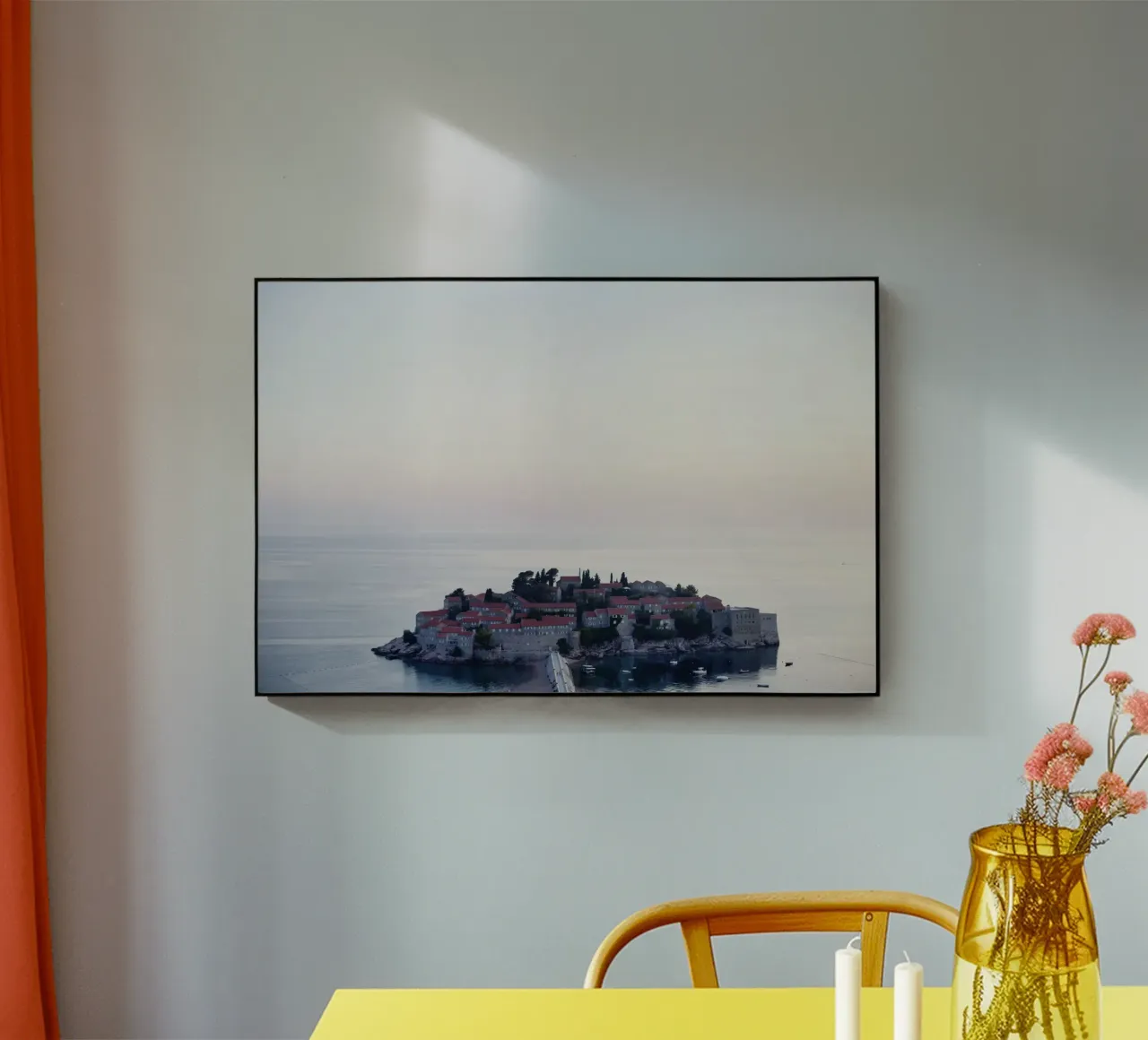Sveti Stefan, Montenegro plexiglass da art picture