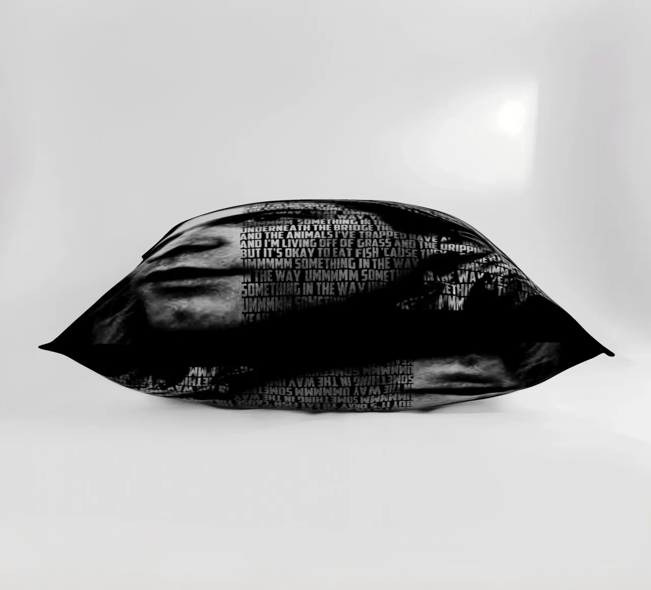 Something in the Way decorative cushion by Gunawan Rb