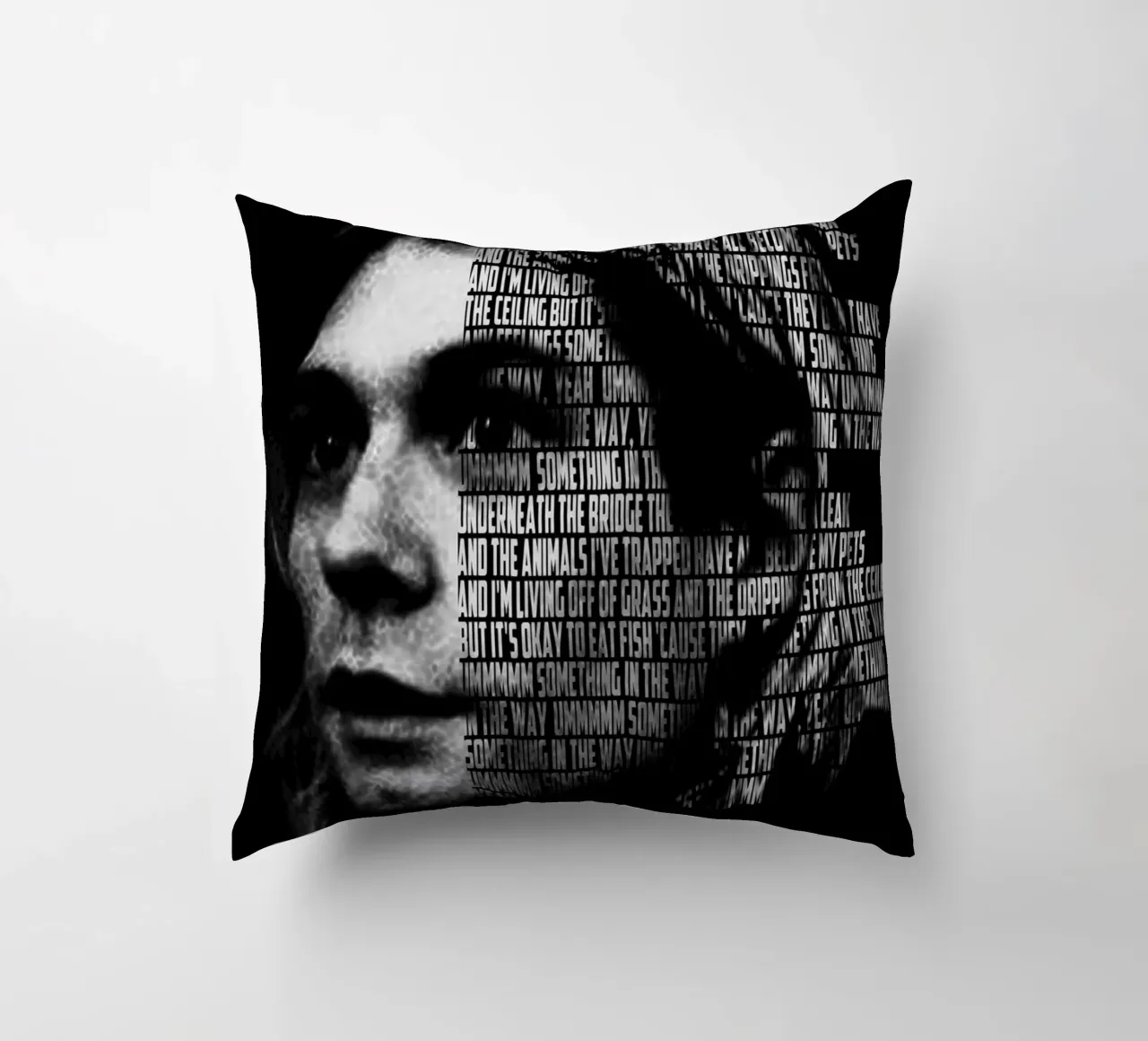 Something in the Way decorative cushion by Gunawan Rb