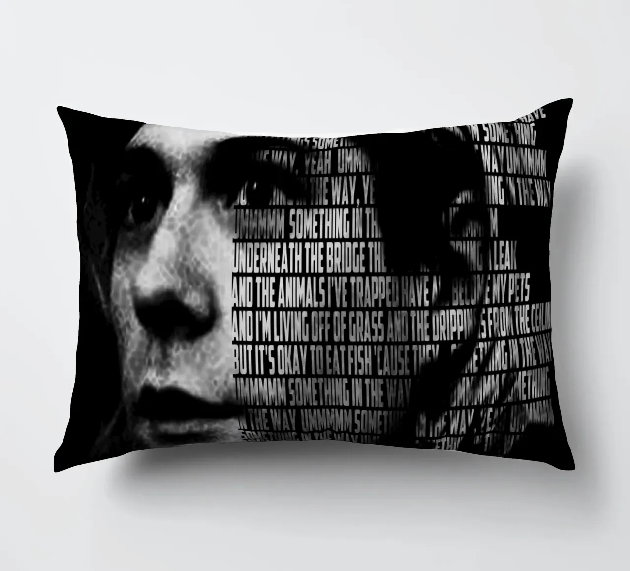 Something in the Way decorative cushion by Gunawan Rb