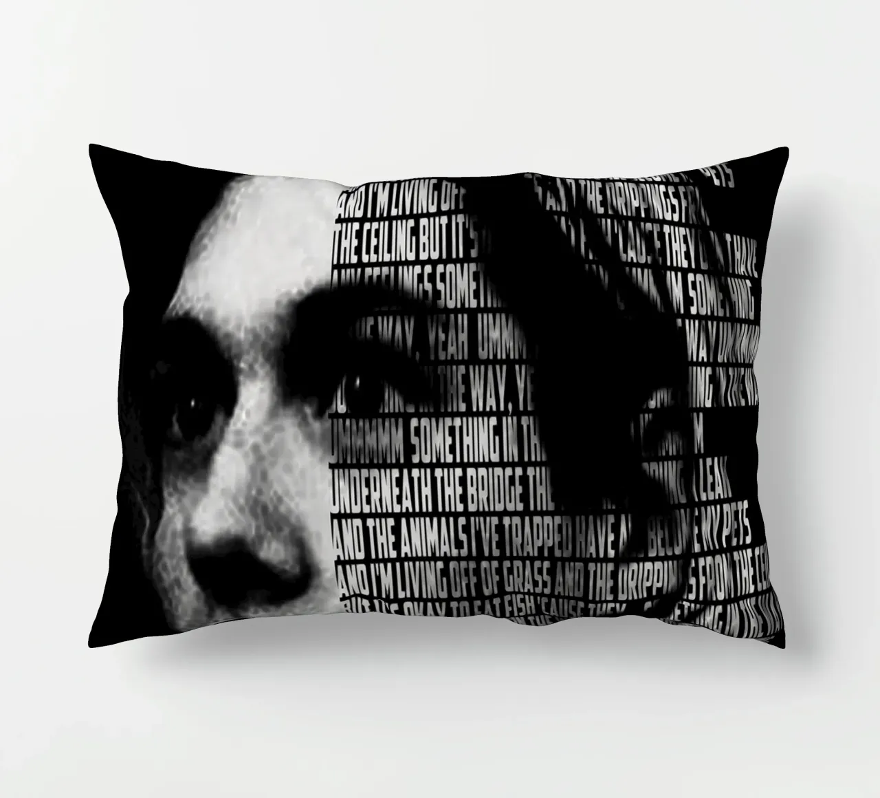 Something in the Way decorative cushion by Gunawan Rb