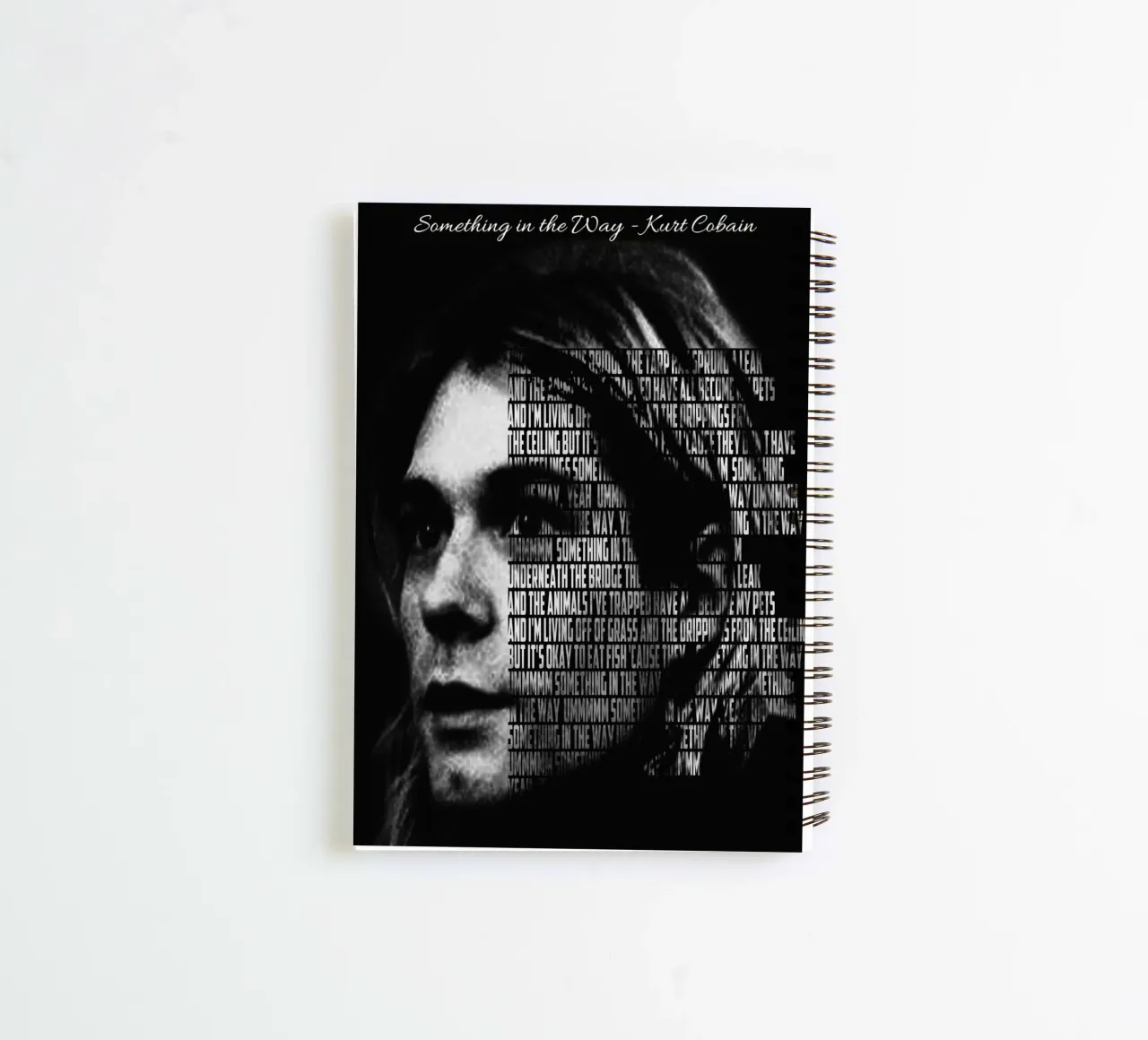 Something in the Way spiral notebook by Gunawan Rb