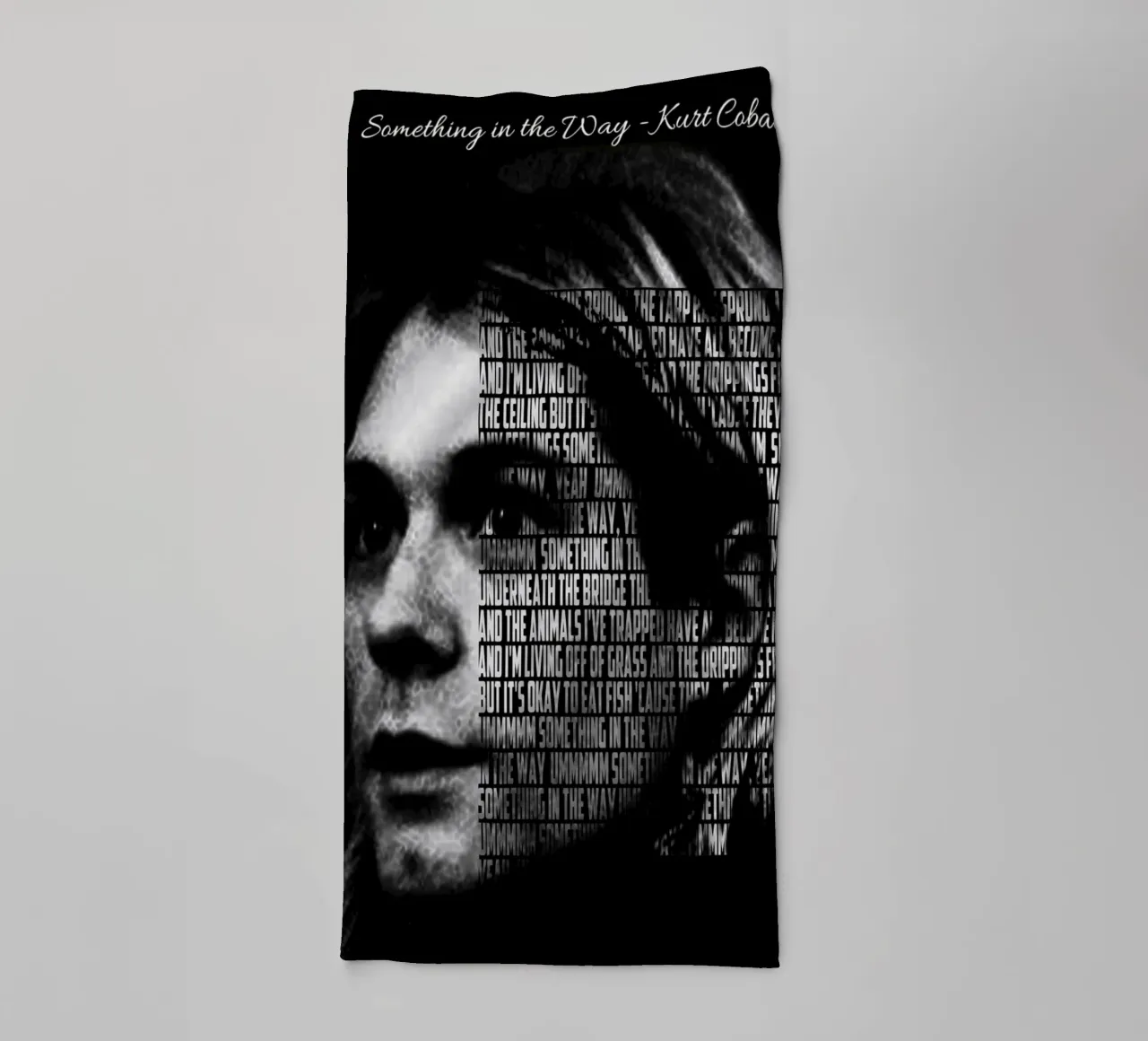 Something in the Way towel by Gunawan Rb