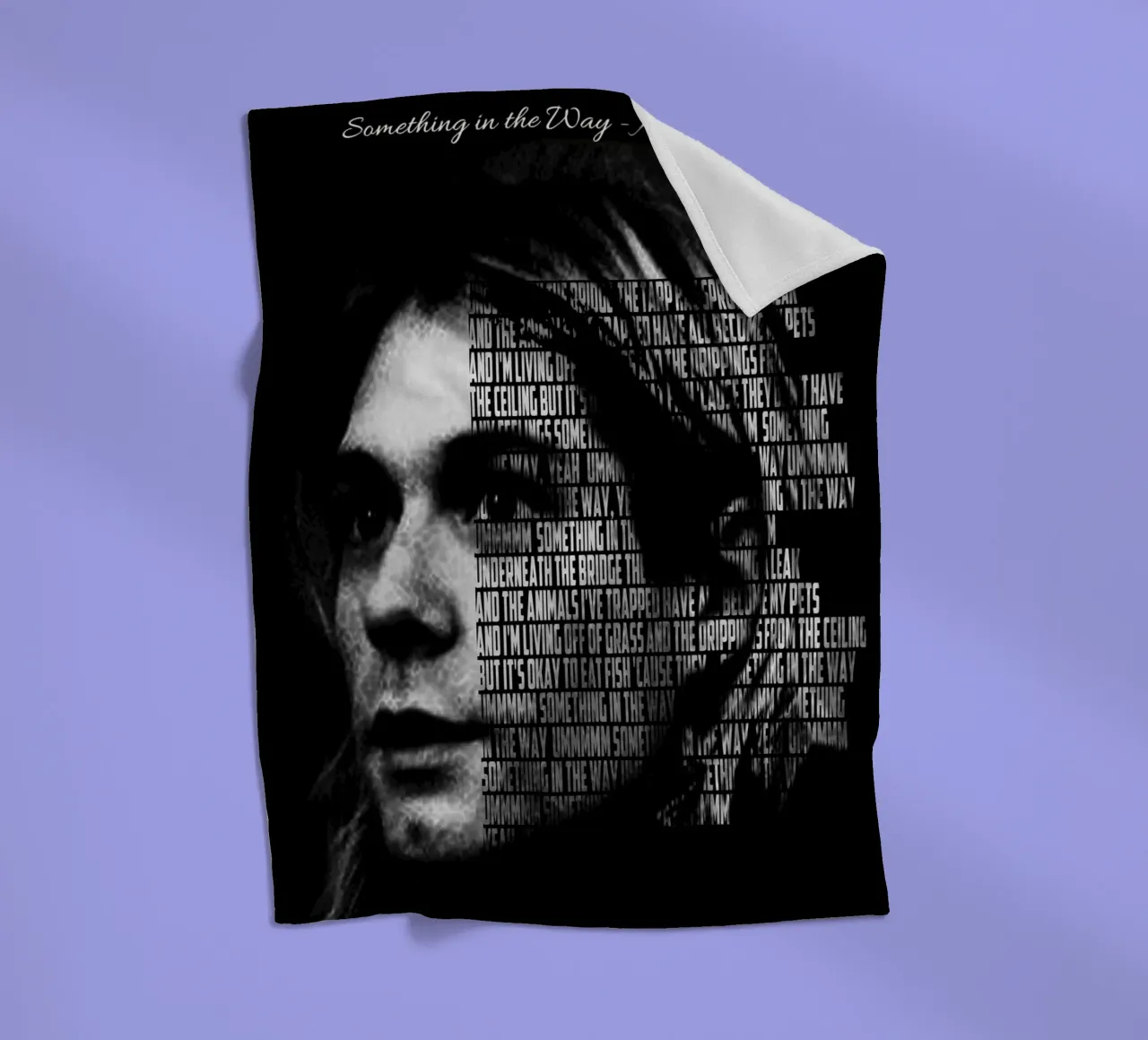 Something in the Way fleece blanket by Gunawan Rb