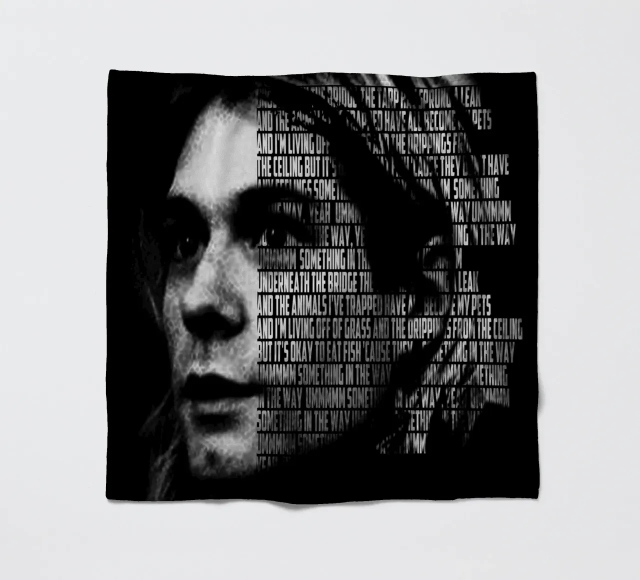 Something in the Way fleece blanket by Gunawan Rb