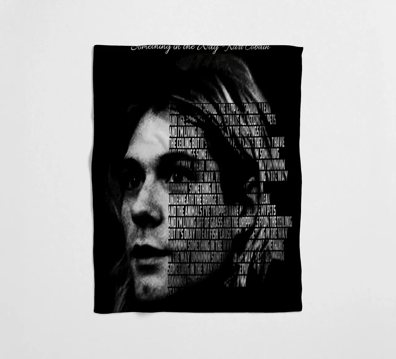Something in the Way fleece blanket by Gunawan Rb