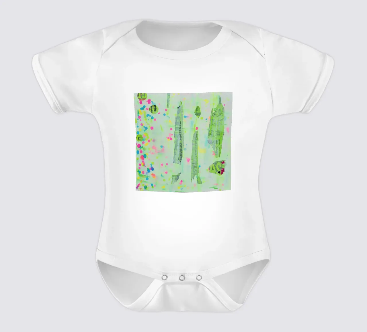 Circus Bubbles 01 body neonato maniche corte da PeHa - ART