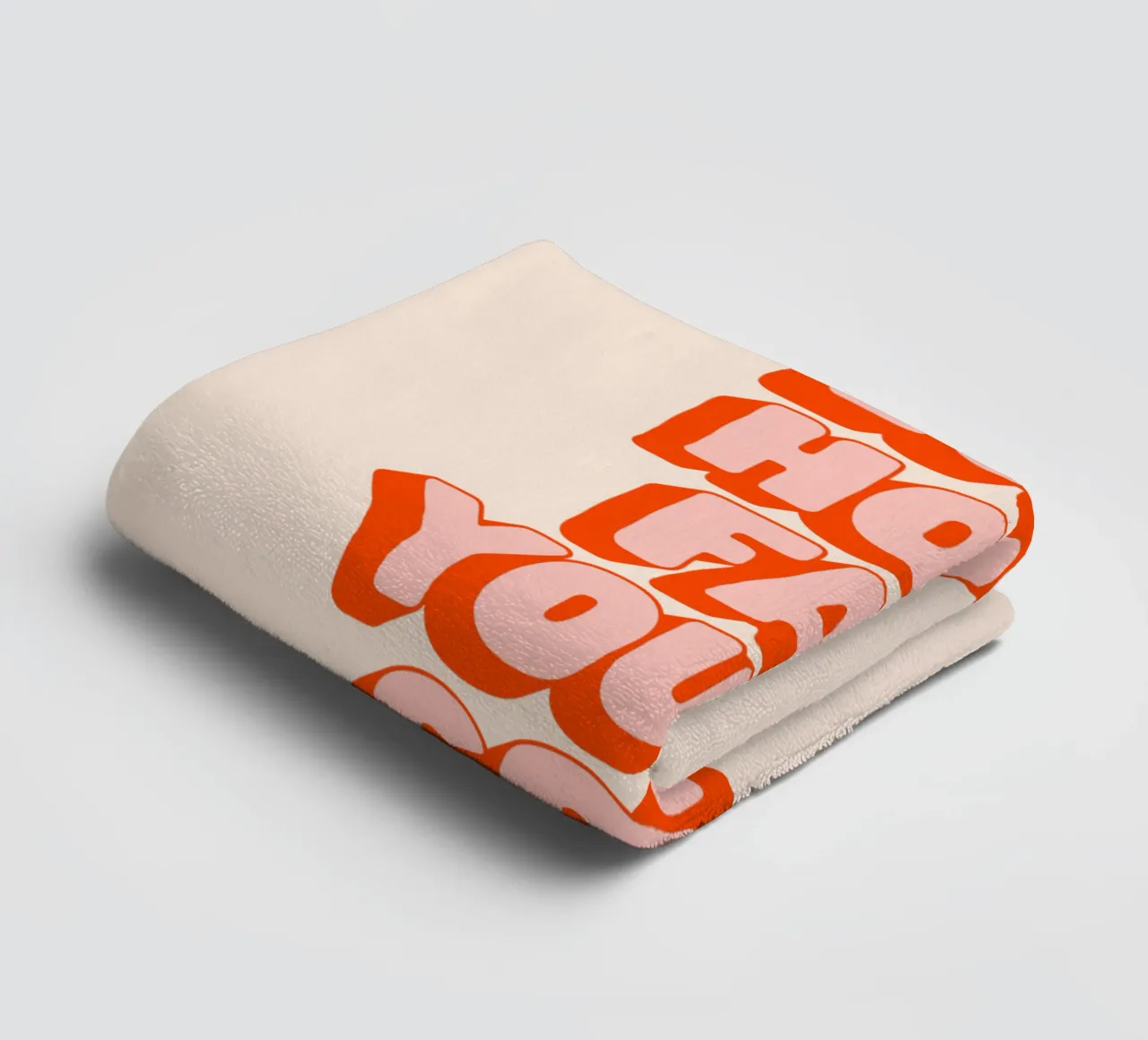 Look How Far You've Come towel by THE MOTIVATED TYPE