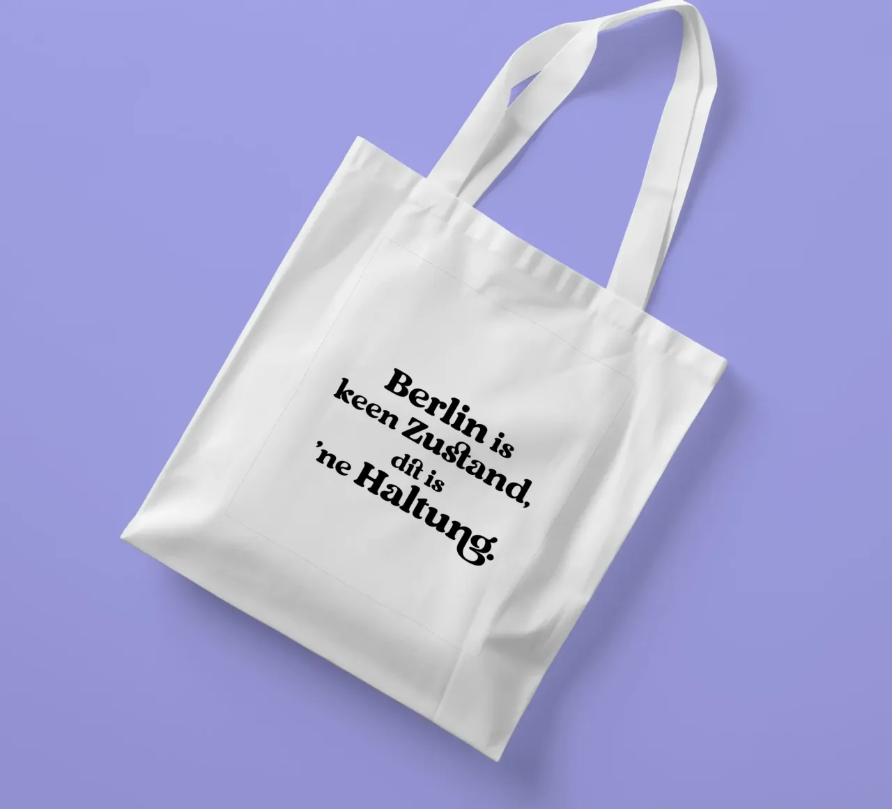 Berlin is keen Zustand dit is ne Haltung borsa in juta da treechild