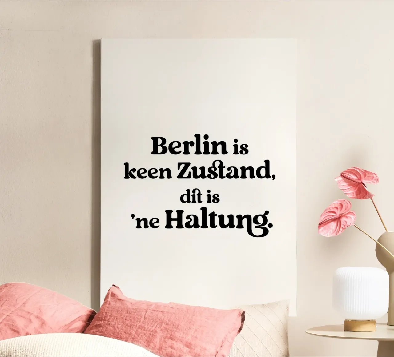Berlin is keen Zustand dit is ne Haltung tela da treechild