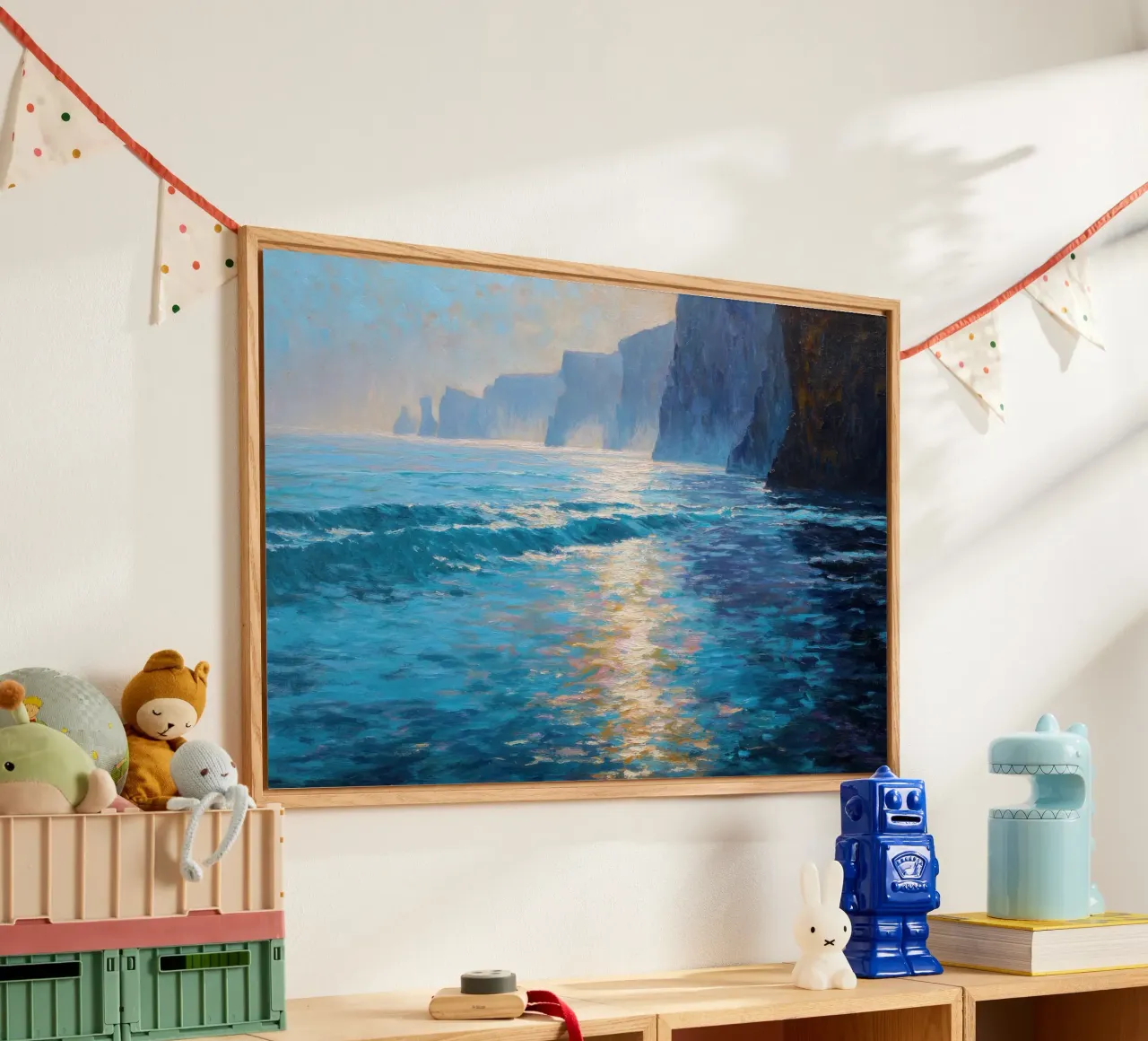 Luce del mattino sul mare plexiglass da Artbyvo