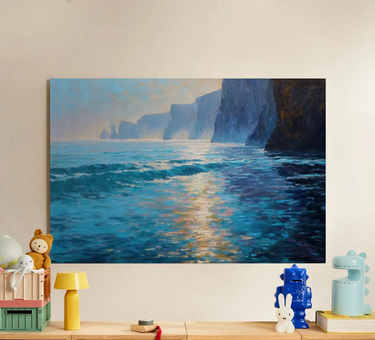 Luce del mattino sul mare plexiglass da Artbyvo