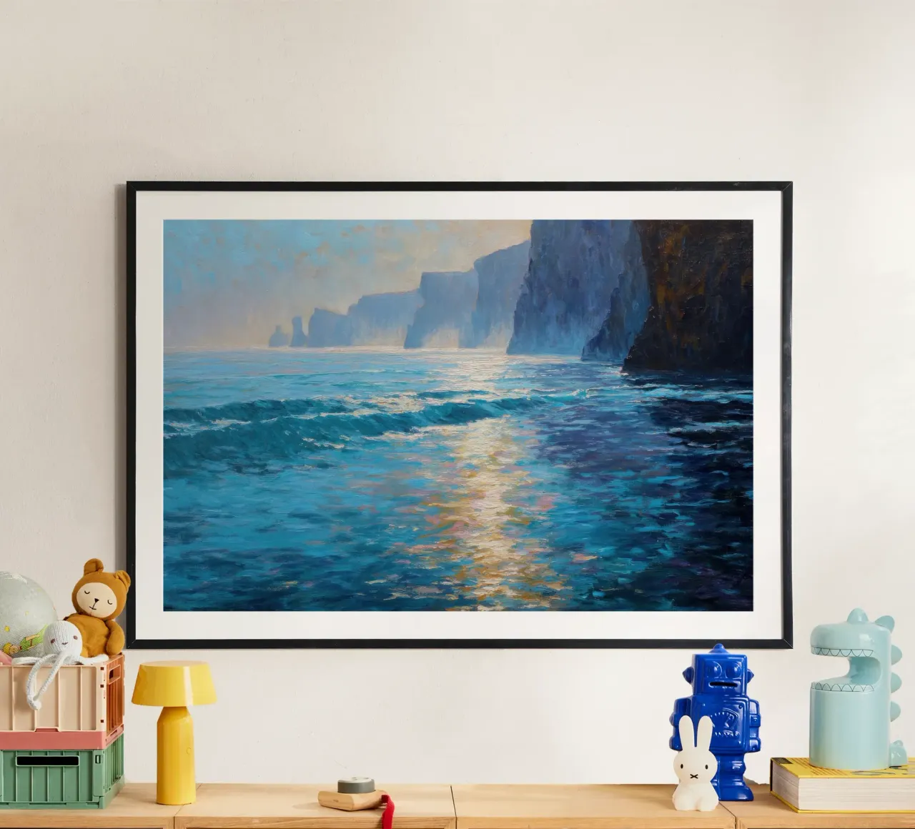 Luce del mattino sul mare carta hahnemühle da Artbyvo