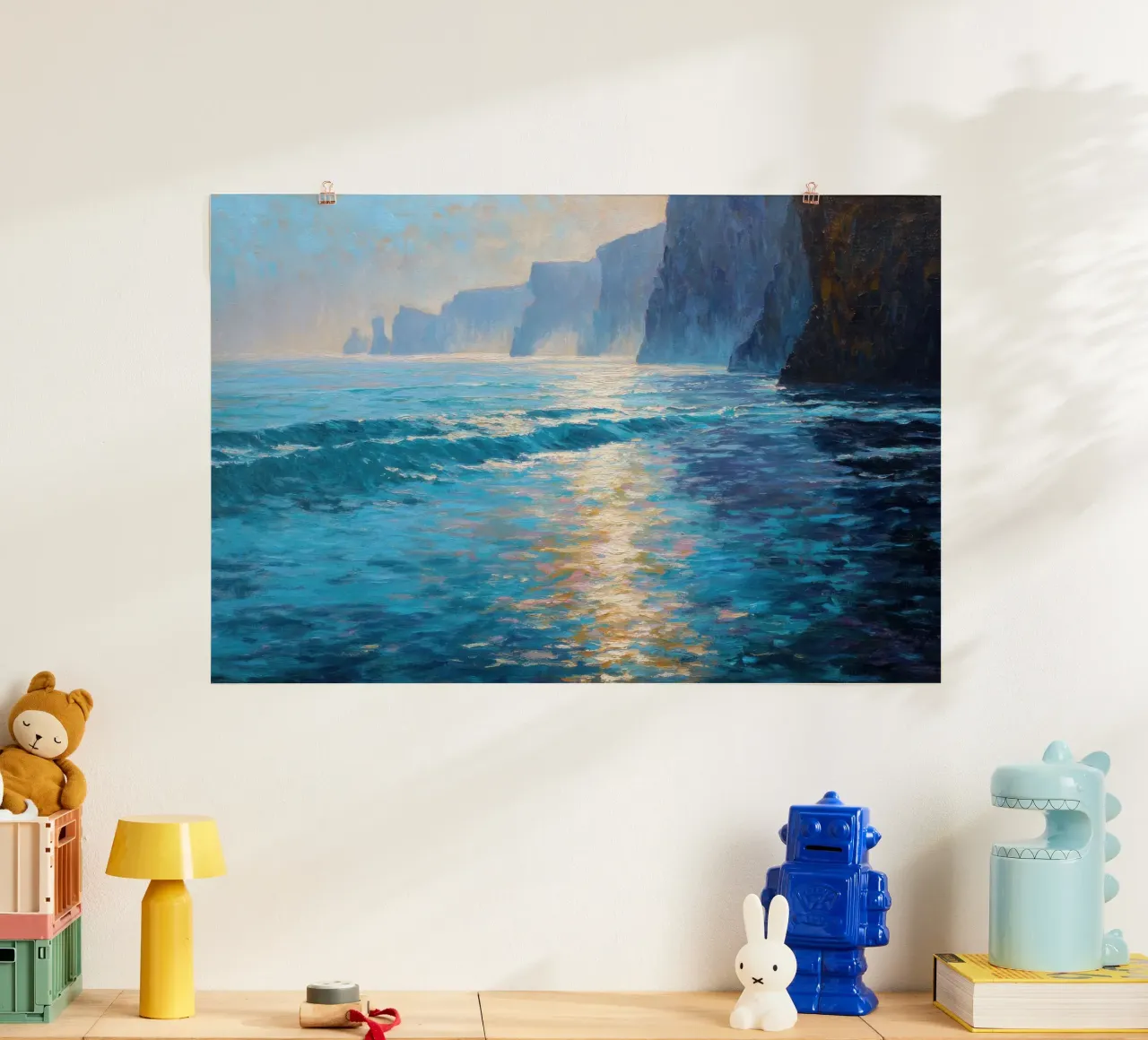 Luce del mattino sul mare carta hahnemühle da Artbyvo