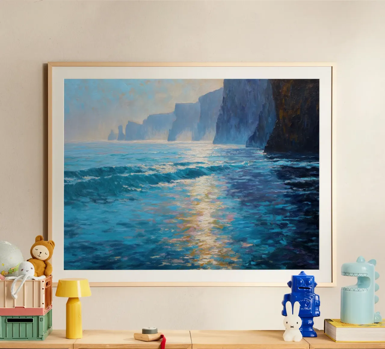 Luce del mattino sul mare carta hahnemühle da Artbyvo
