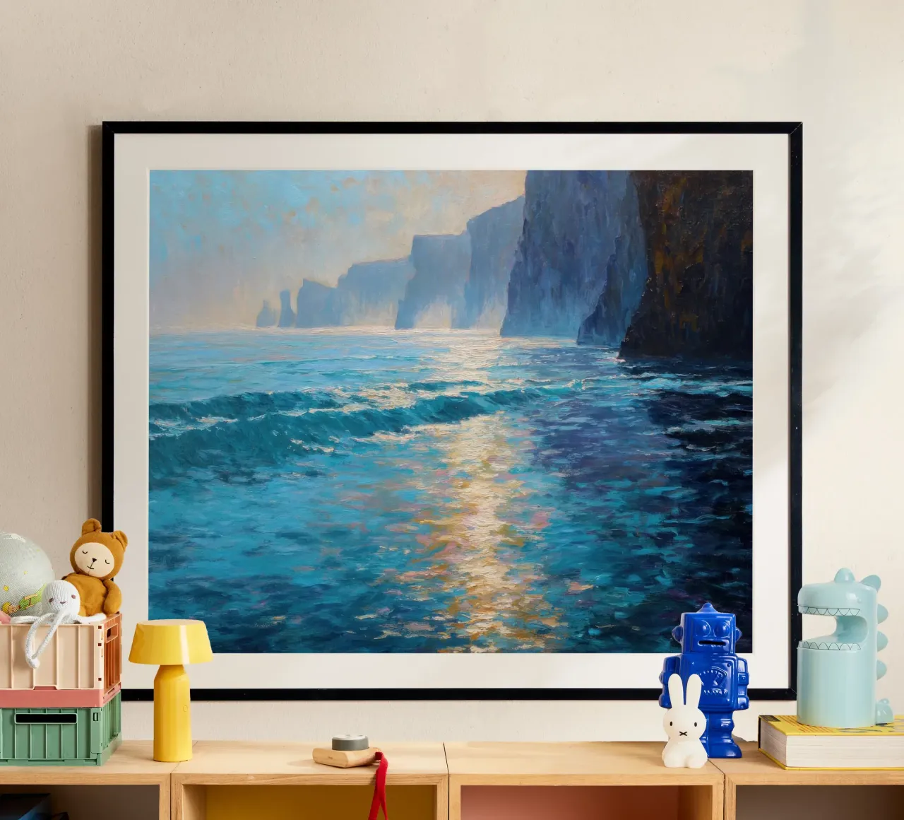 Luce del mattino sul mare carta hahnemühle da Artbyvo
