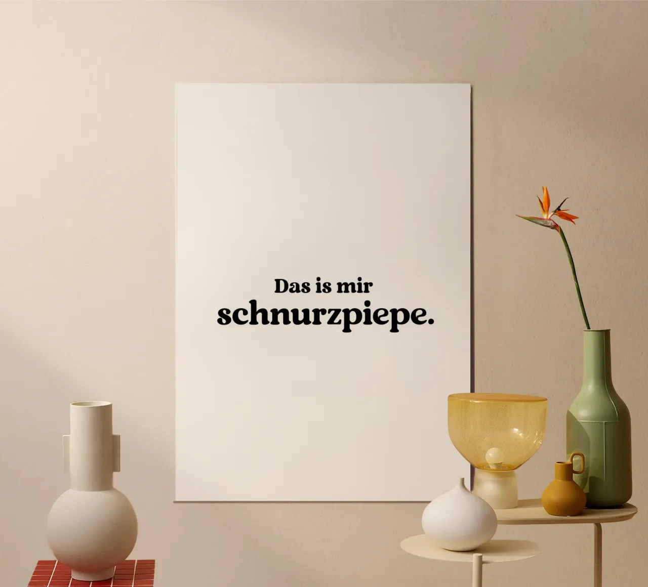 Das is mir schnurzpiepe alluminio dibond da treechild