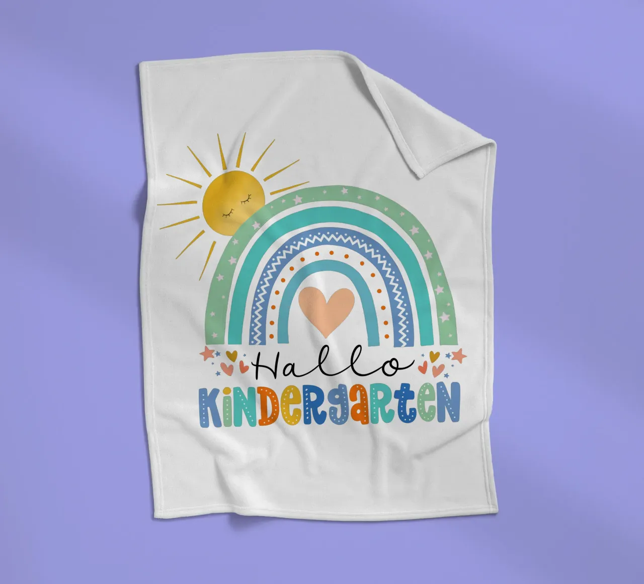 Ciao scuola materna. Per gli insegnanti dell'asilo e i bambini. coperta in pile da CalliLetters