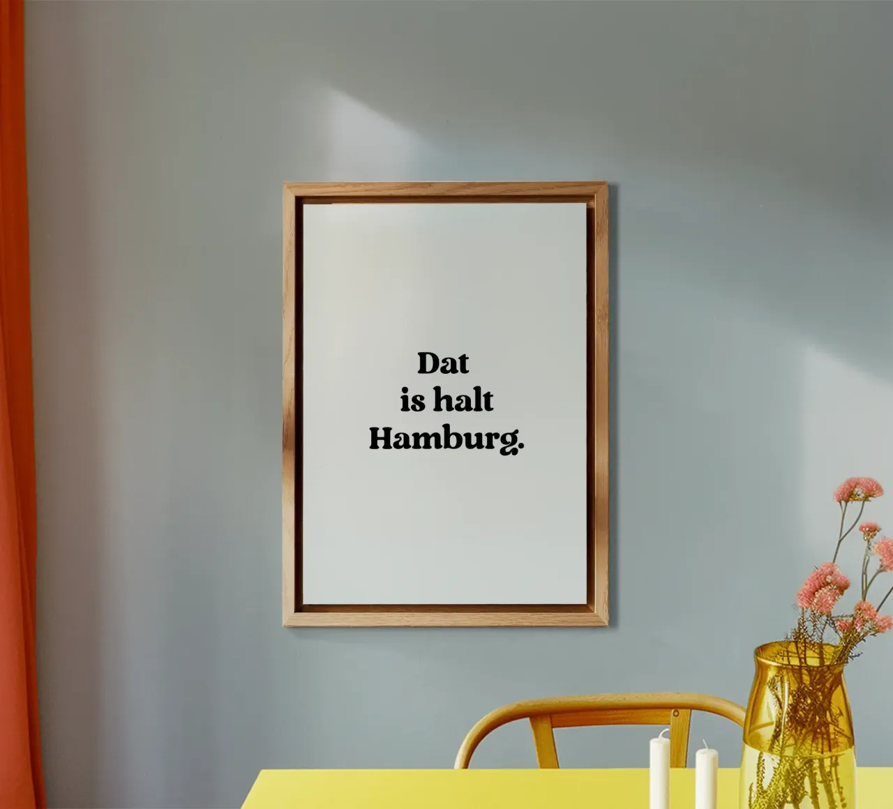 Dat is halt Hamburg alluminio dibond da treechild