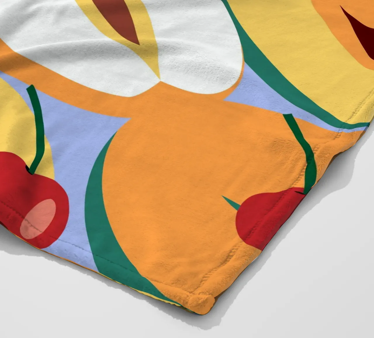 Pesche e ciliegie fresche coperta in pile da OFFICIAL FRUIT & VEGETABLES