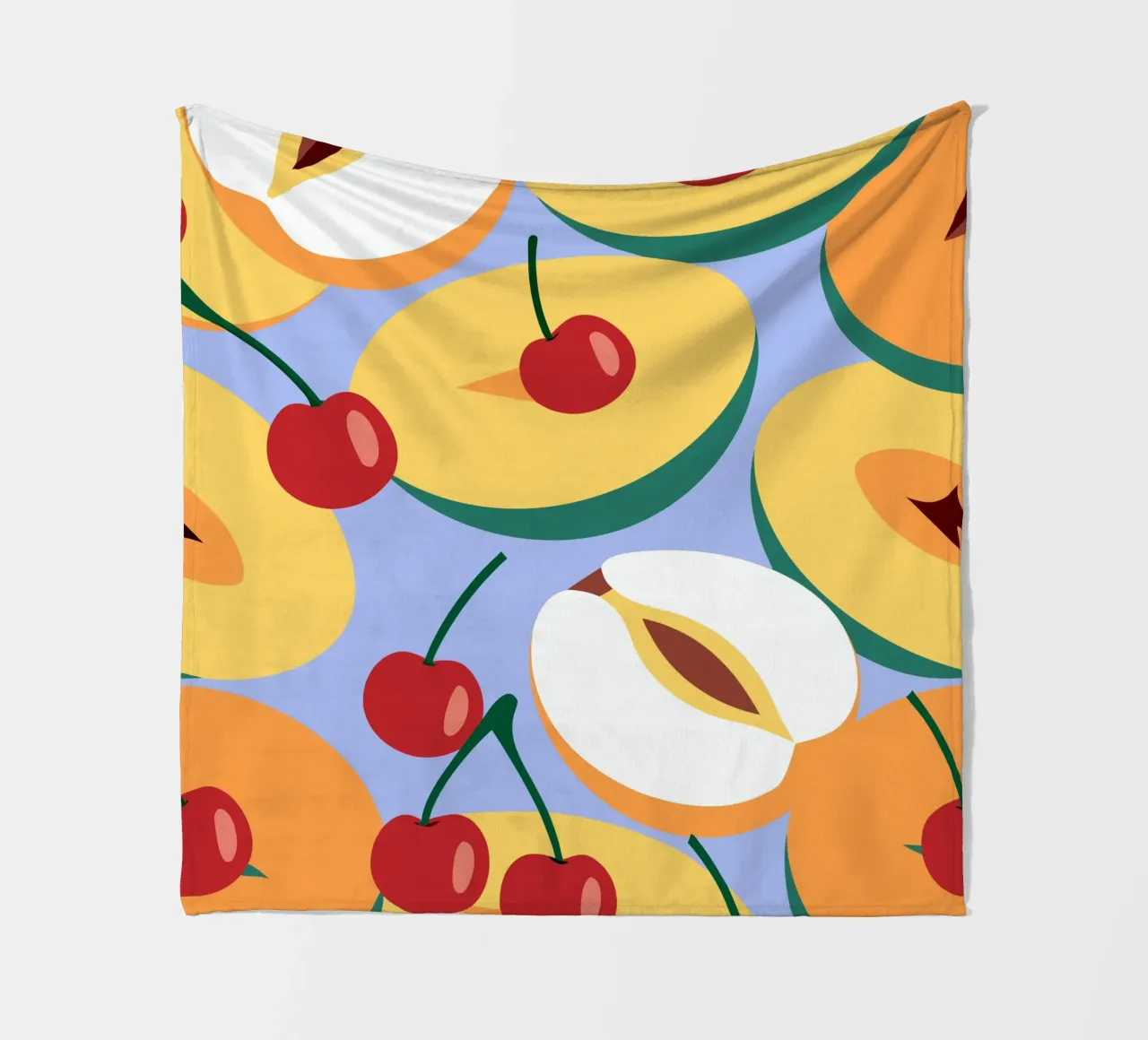 Pesche e ciliegie fresche coperta in pile da OFFICIAL FRUIT & VEGETABLES